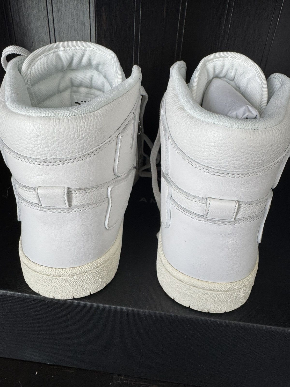 Amiri Skeleton Top High Sneakers in White Size US 11 / EU 44 - 11 Thumbnail