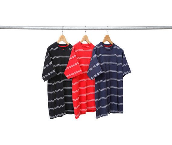 Supreme Micro Stripe Pocket Tee SS 2010 Size US M / EU 48-50 / 2 - 3 Thumbnail