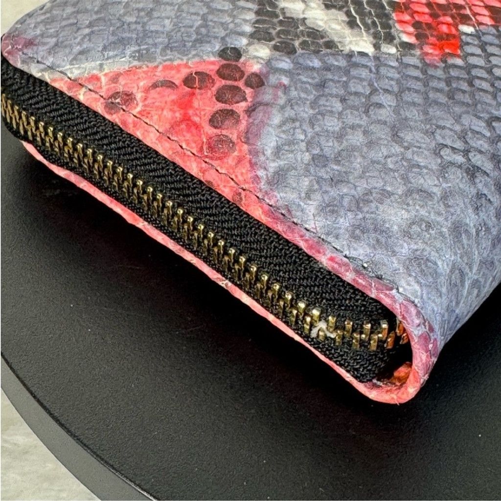 Tory Burch Tory Burch Python Embossed Leather Zip Around Wallet - NWOT Size ONE SIZE - 6 Thumbnail