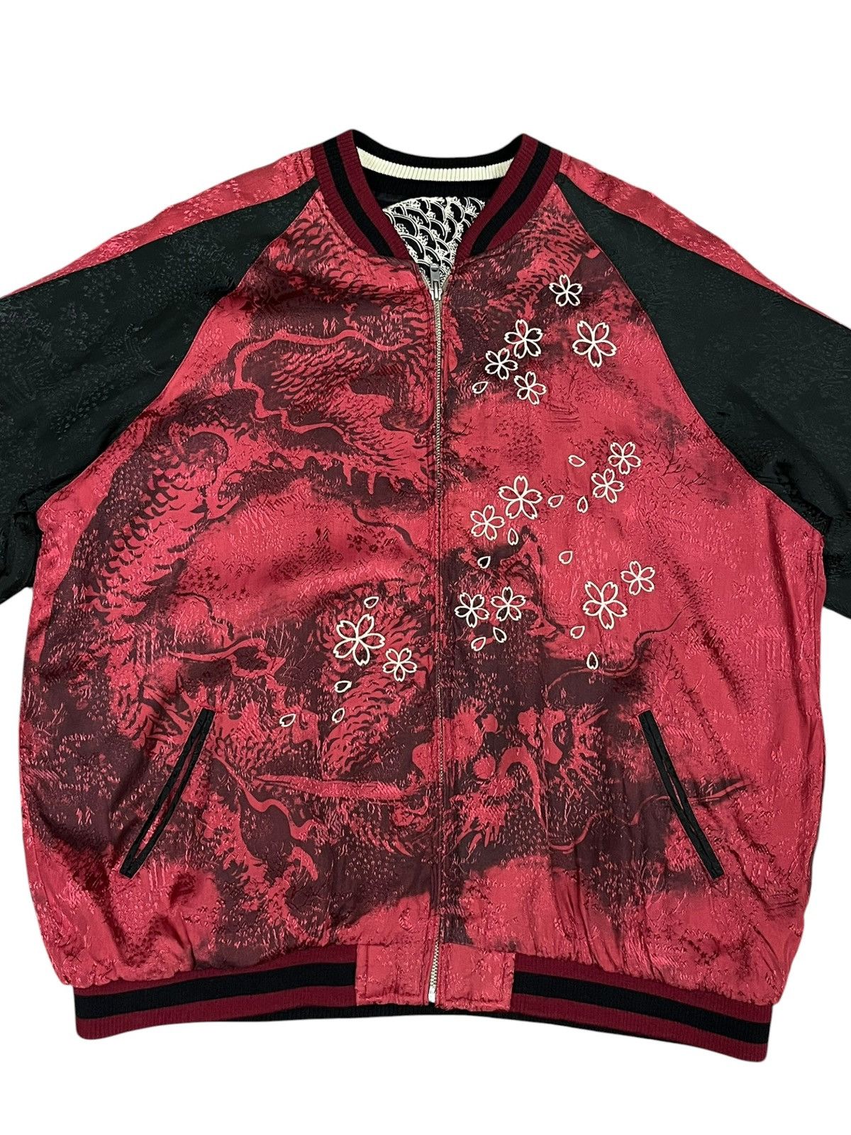 Addict Clothes Japan Vintage Reversible Dragon Sukajan Souvenir Jacket Japan Size US L / EU 52-54 / 3 - 12 Thumbnail