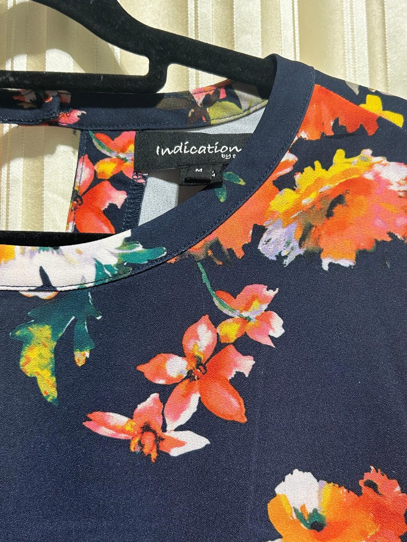 Designer Indication by M Floral Print Dress, Size M Size M / US 6-8 / IT 42-44 - 2 Thumbnail