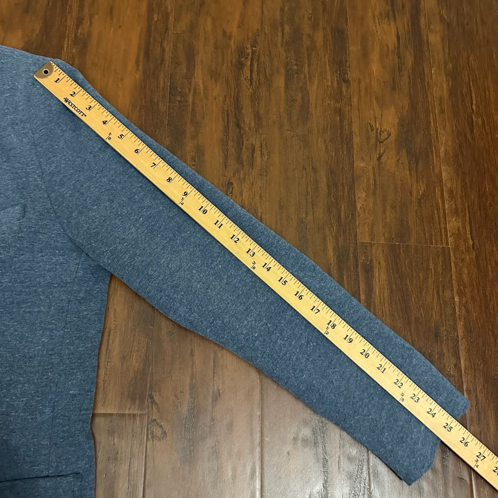 Artefact ARTEFACT Blazer Jacket Heather Blue Knit Stretch Sport Coat Size 52R - 11 Thumbnail