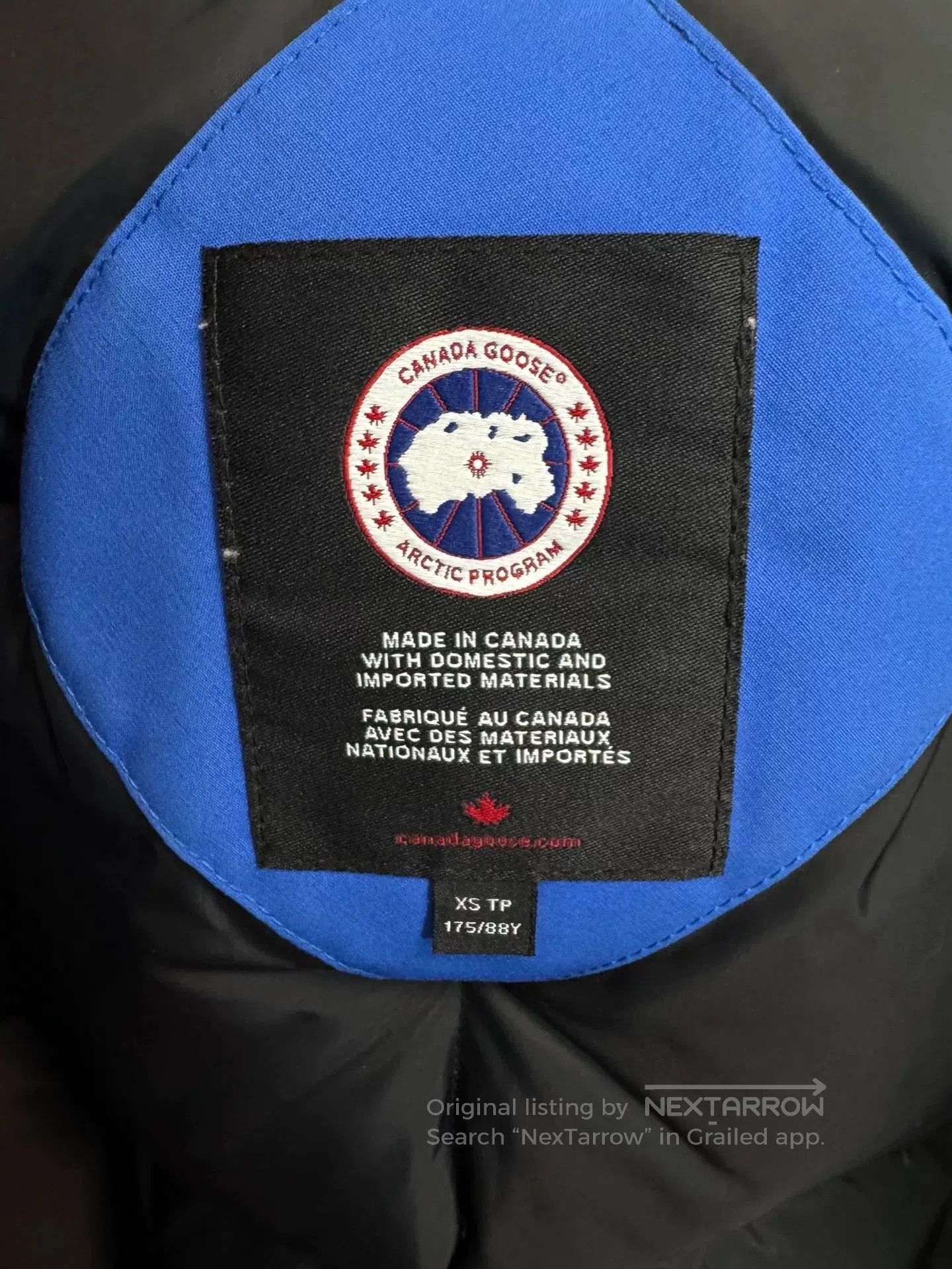 Canada Goose Canada Goose Expedition Parka in Blue. Size US XS / EU 42 / 0 - 4 Thumbnail