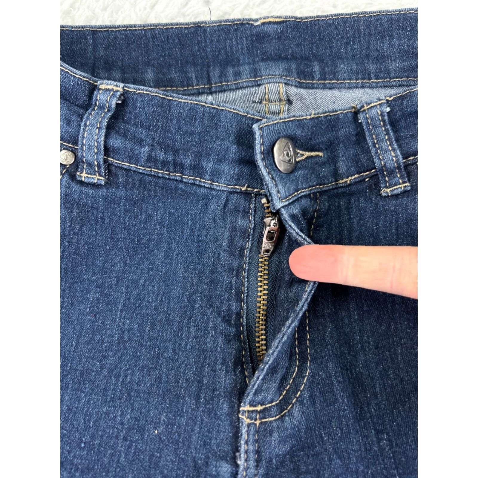 Jockey Jockey Jeans Blue Denim Bootcut Mid Rise 26x30 26 Women Pants Regular 5-Pocket Cotton Blend - Vintage? No Size 26" / US 2 / IT 38 - 5 Thumbnail