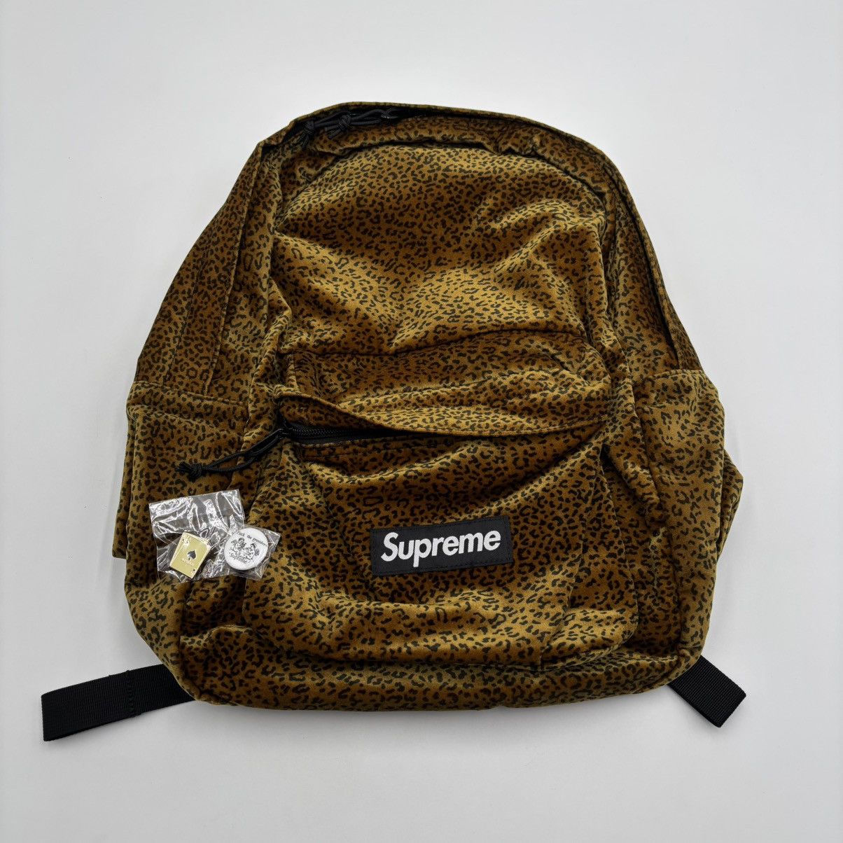 Supreme Supreme Velvet Backpack (Tan Leopard) | Grailed