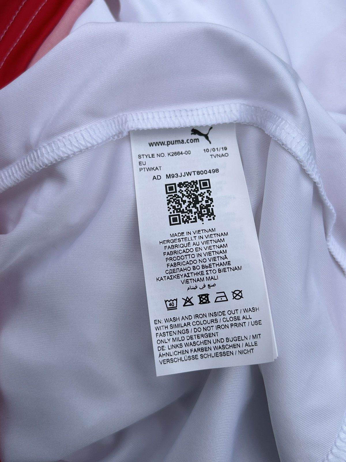 Puma BNWT Slavia Praha Prague 2019/20 Home Kit Puma Soccer Jersey Size US M / EU 48-50 / 2 - 9 Thumbnail