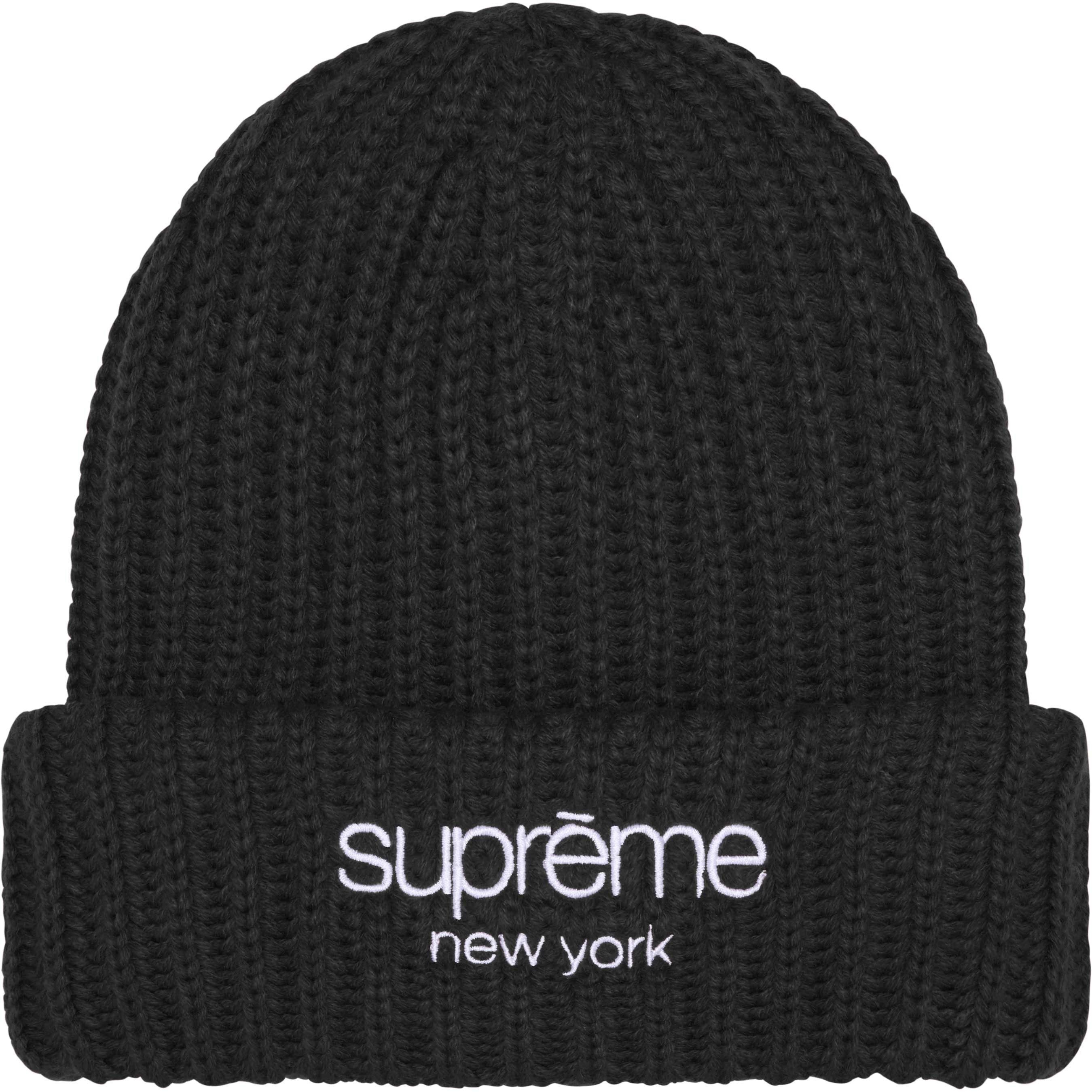 Supreme Supreme Classic Logo Chunky Ribbed Beanie Size ONE SIZE - 1 Preview
