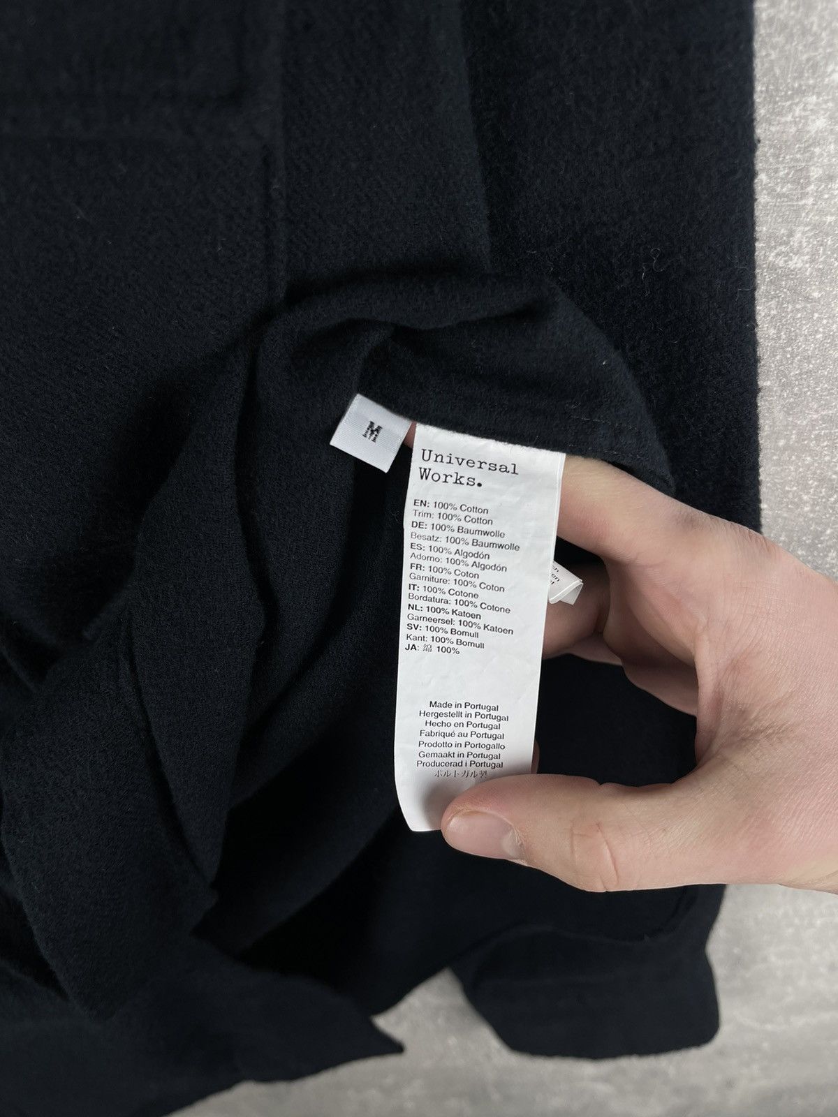 Universal Works Universal Works Black Worker Shirt Alaska Organic Cotton Size US M / EU 48-50 / 2 - 9 Thumbnail