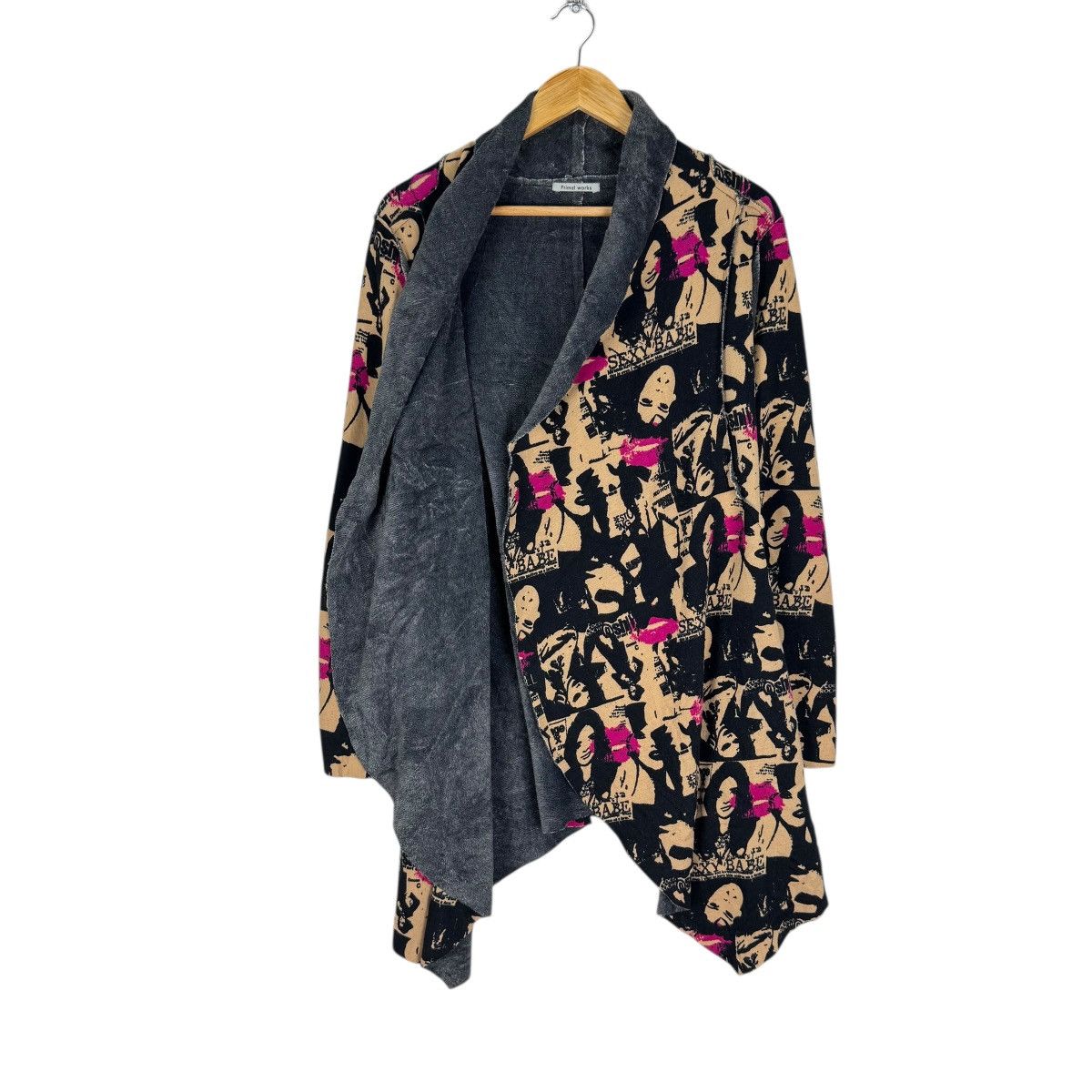 Hysteric Glamour ☀️PRIMAL WORK SEXY WOMAN OVERPRINT CARDIGAN JACKET Size M / US 6-8 / IT 42-44 - 10 Thumbnail