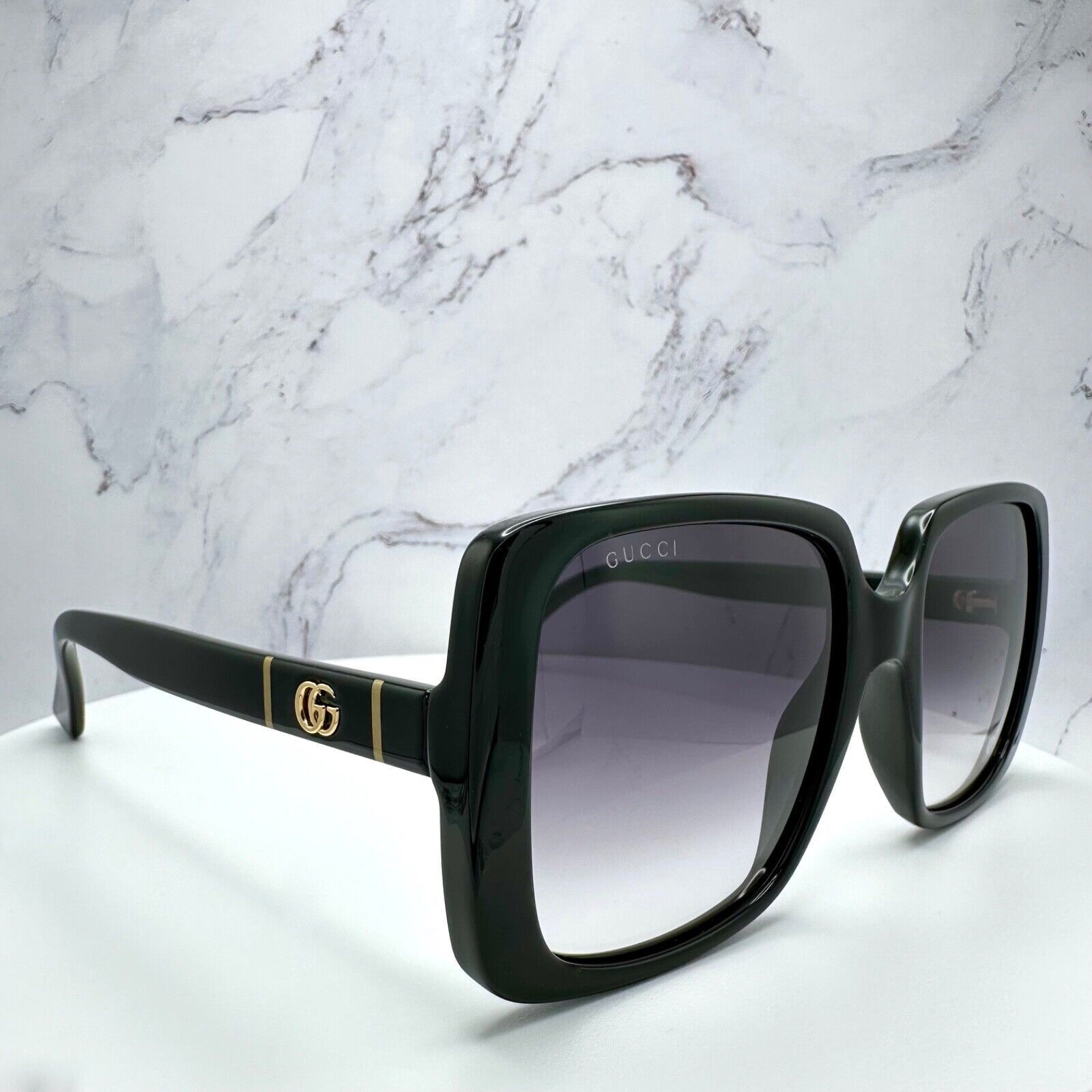 Gucci New Gucci Sunglasses Black Square Size ONE SIZE - 11 Thumbnail