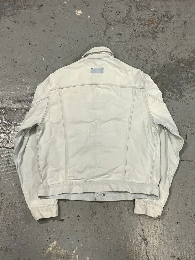 Maison Margiela SS2020 Maison Margiela Stonewashed White Denim Jacket Size US M / EU 48-50 / 2 - 5 Thumbnail