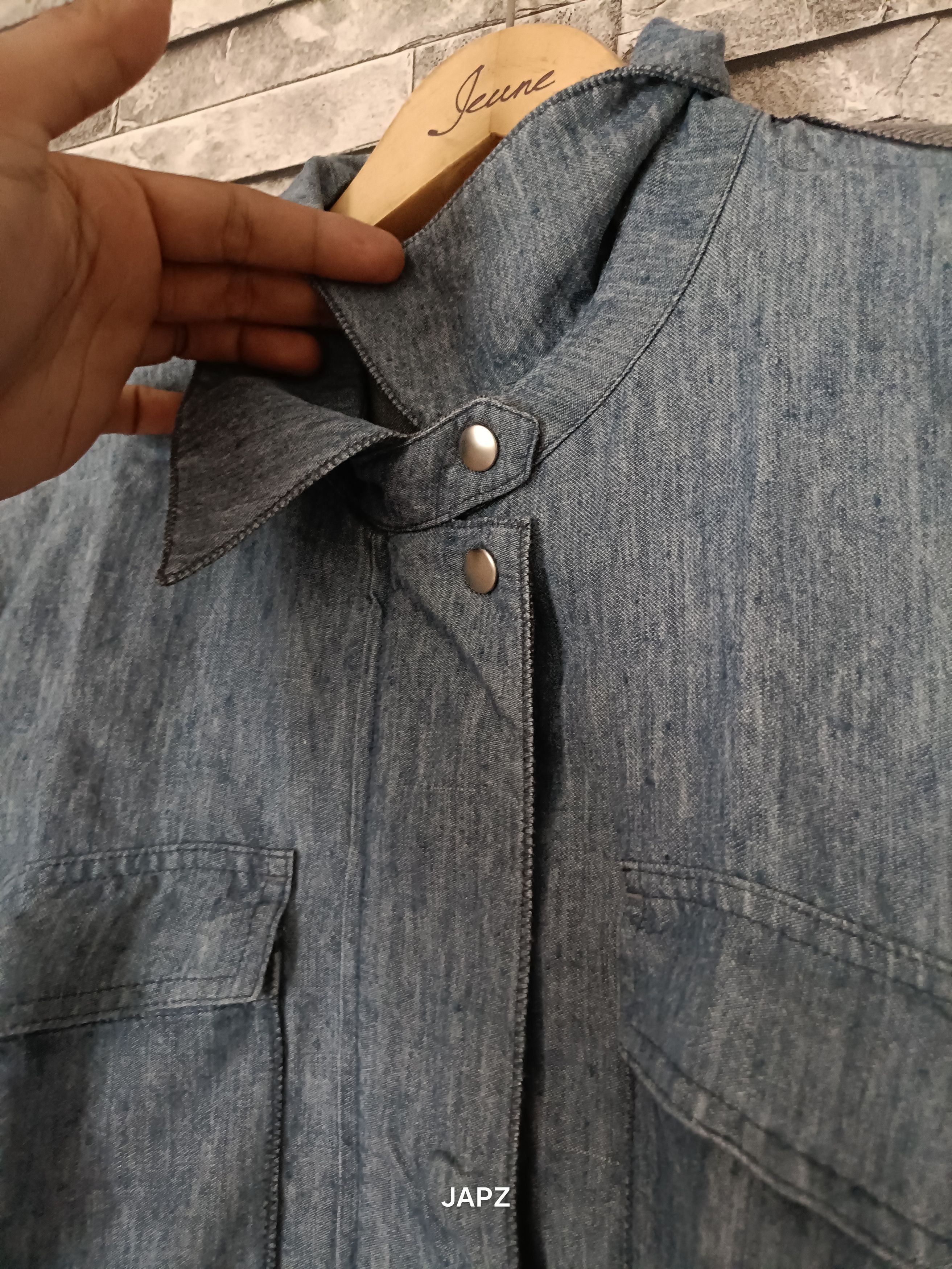 Other Giovanni Botticelli soft jeans jacket Size XL / US 12-14 / IT 48-50 - 2 Thumbnail