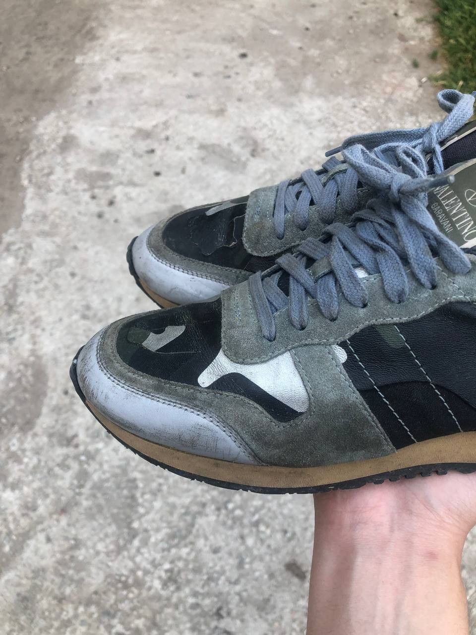 Valentino Vintage Valentino Garavani Italian Designer Sneakers Y2K 90s Size US 6.5 / EU 39-40 - 3 Thumbnail