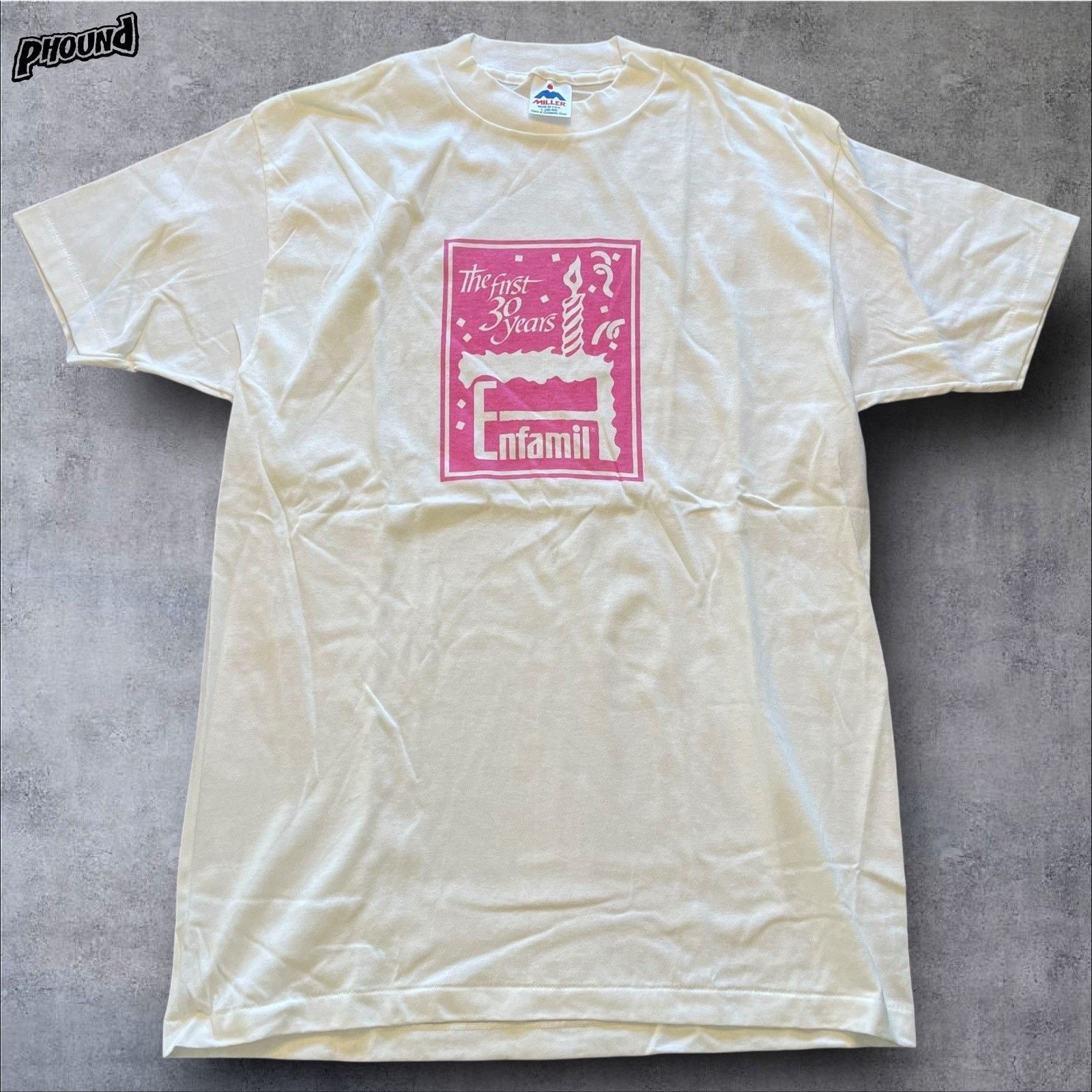 Vintage Rare Vtg Enfamil Baby Food Promo TShirt 80s L Rare S131 Size US L / EU 52-54 / 3 - 1 Thumbnail