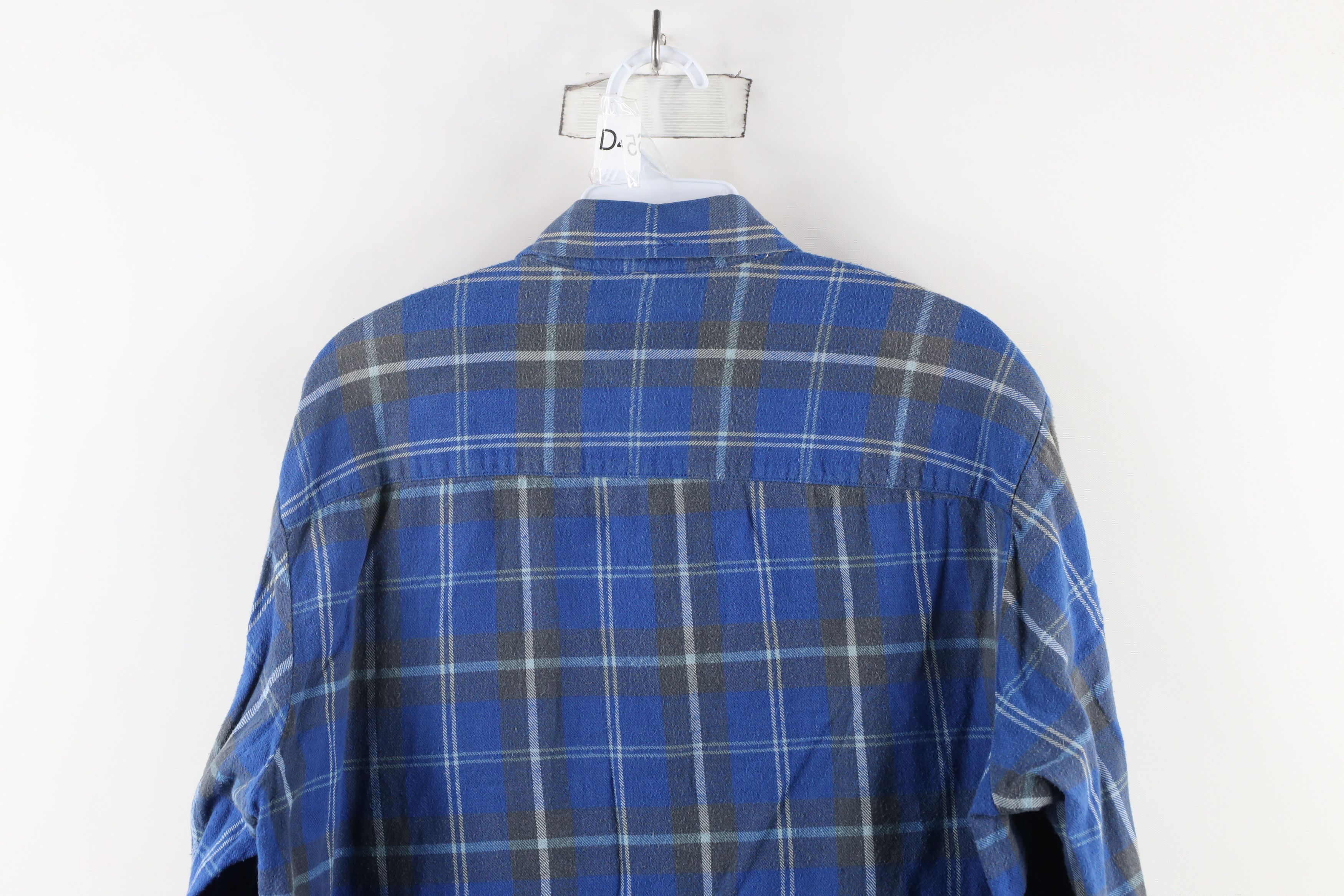 Vintage Vintage 90s Streetwear Flannel Collared Button Down Shirt Size US M / EU 48-50 / 2 - 11 Thumbnail