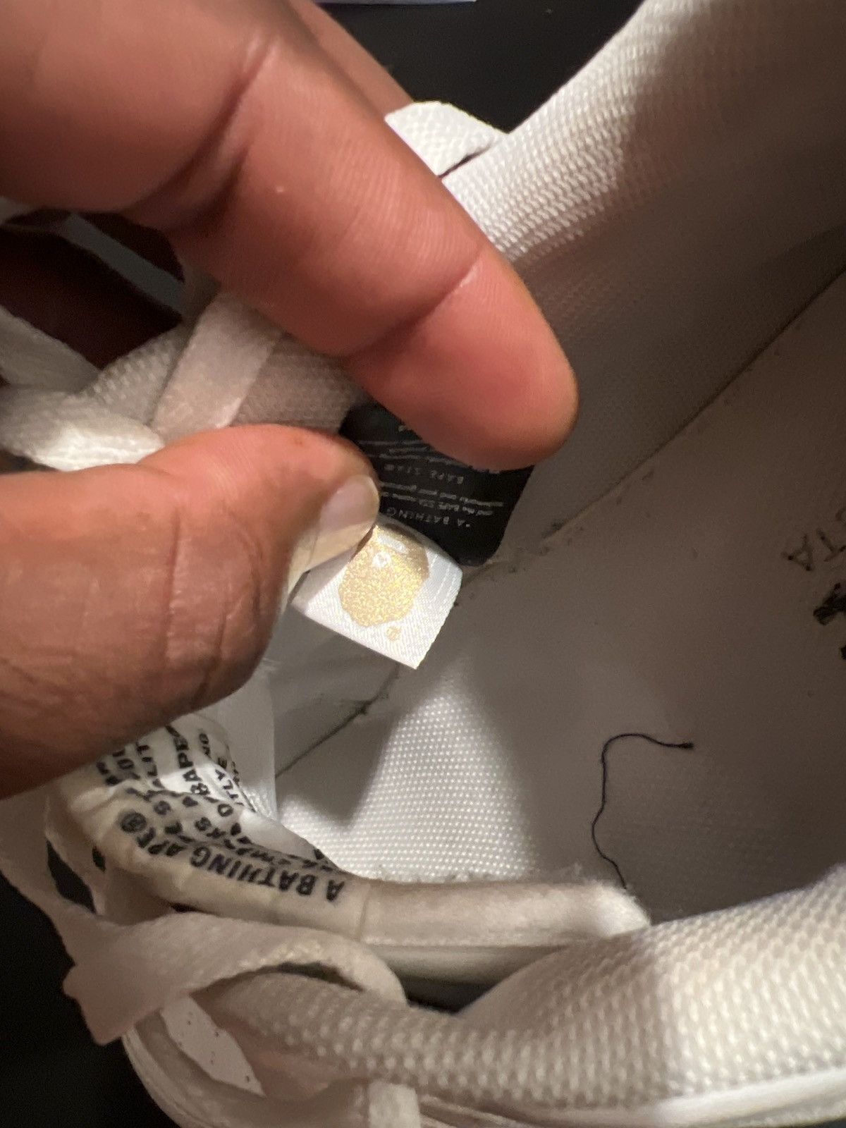Bape White on white Bape Patent Leather Forces Size US 9 / EU 42 - 10 Thumbnail