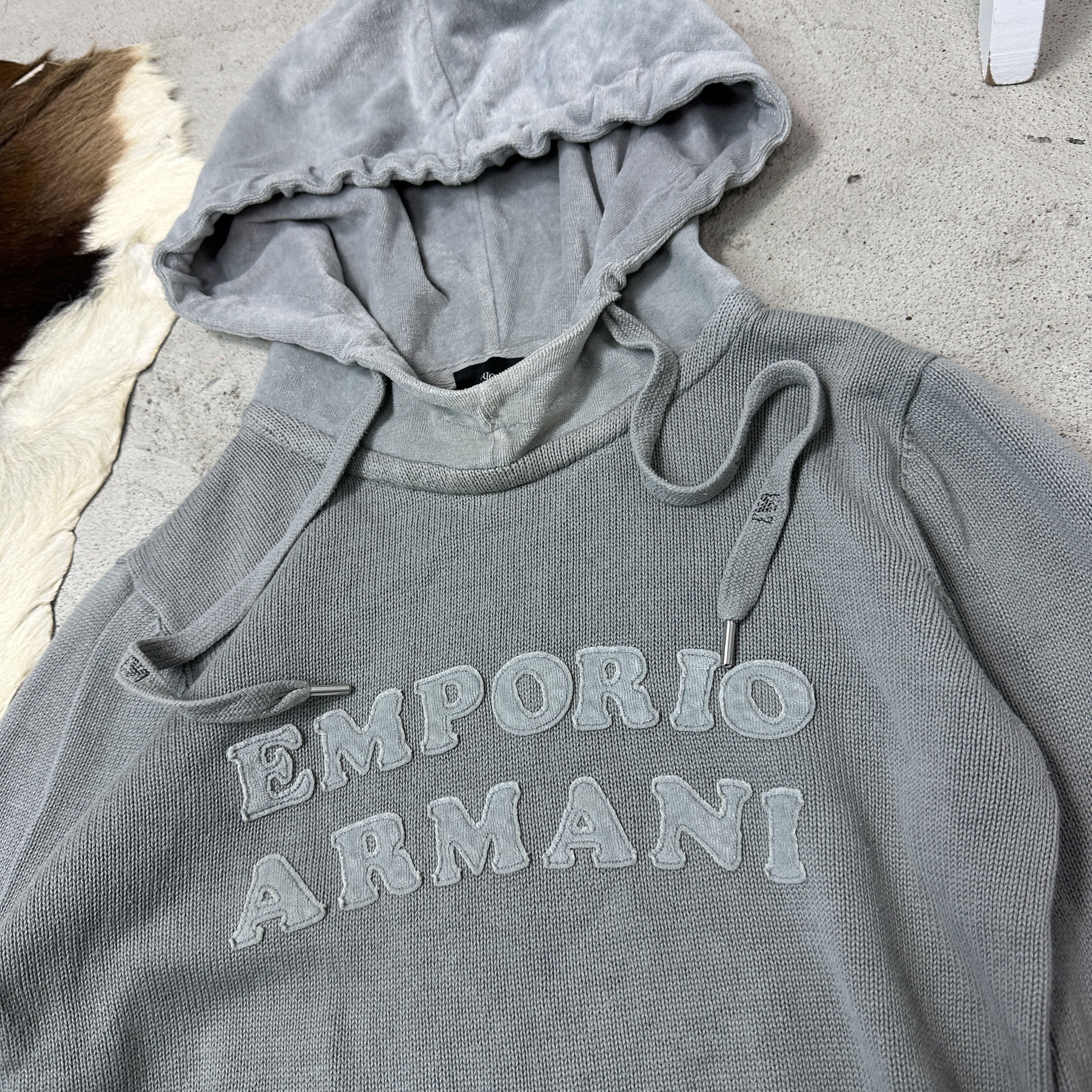 Emporio Armani Vintage Streetwear Old Money Emporio Armani Hoodie Y2K Size US S / EU 44-46 / 1 - 3 Thumbnail