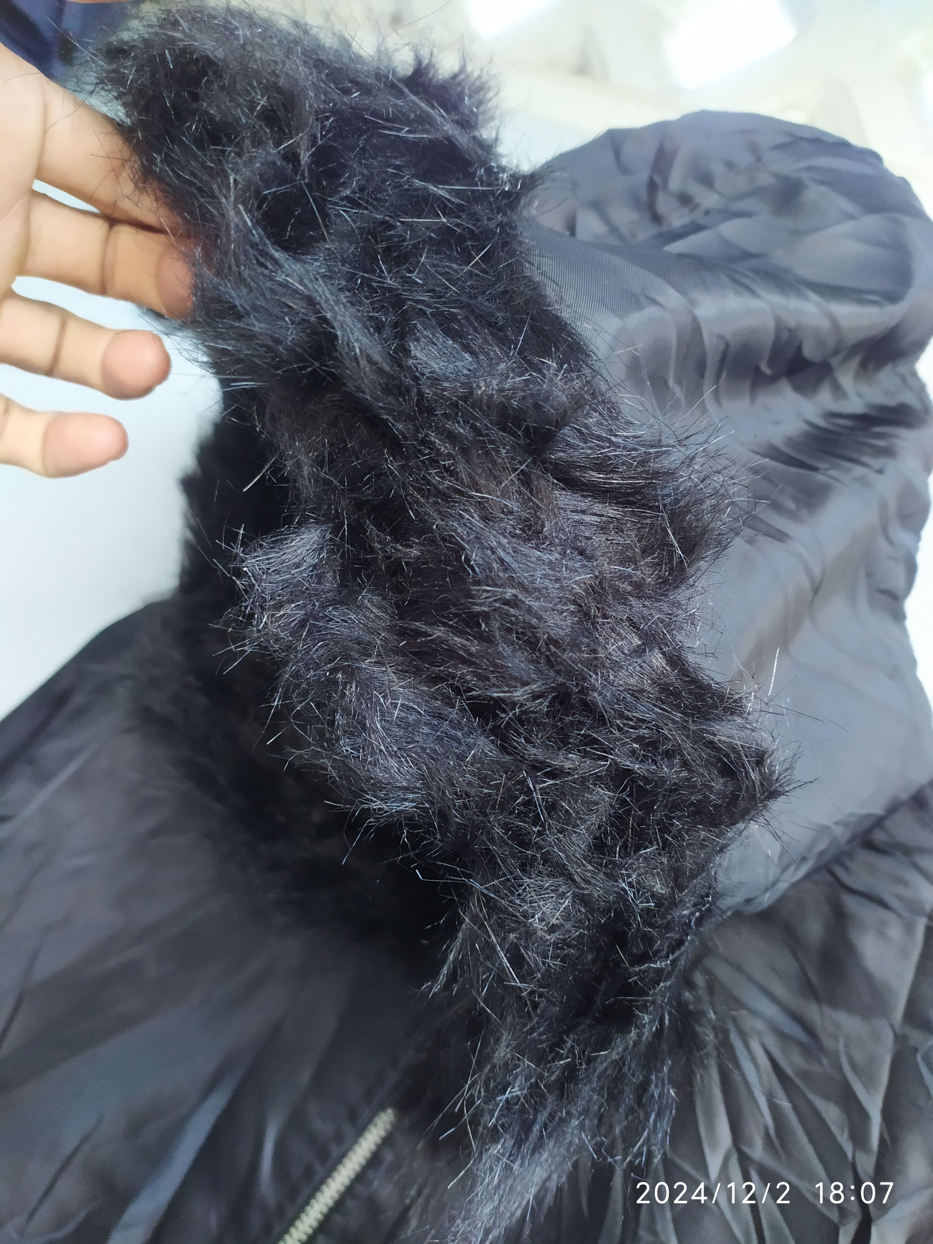 Japanese Brand Black Forever 21 Fur Hoodie Bomber Jacket i Size US M / EU 48-50 / 2 - 4 Thumbnail