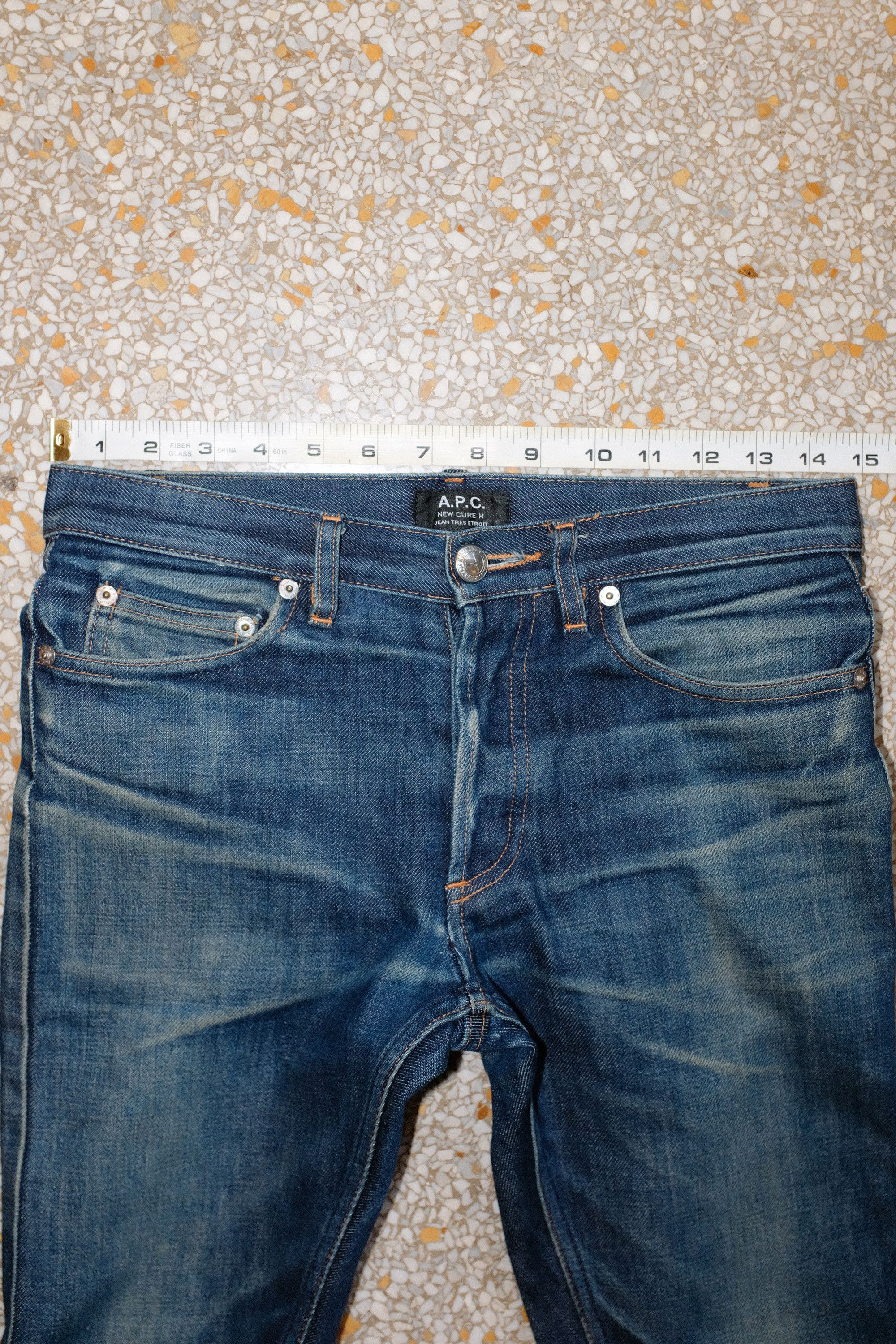 A.P.C. A.P.C. New Cure Homme Skinny Raw Denim Butler Program Size US 26 / EU 42 - 3 Thumbnail