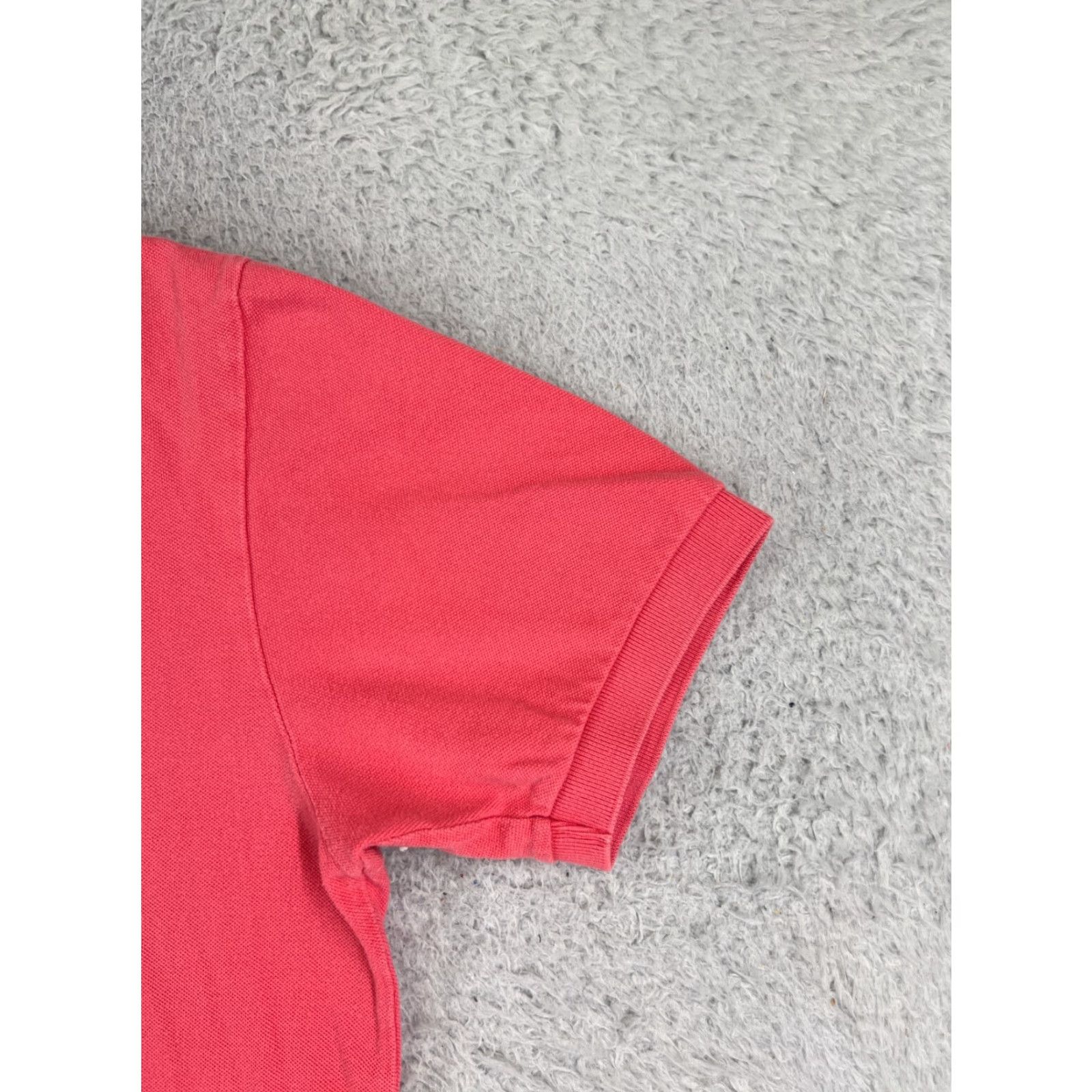 Ralph Lauren VINTAGE Ralph Lauren Polo Shirt Adult L Pink 100% Cotton Short Sleeve USA Size US L / EU 52-54 / 3 - 2 Thumbnail