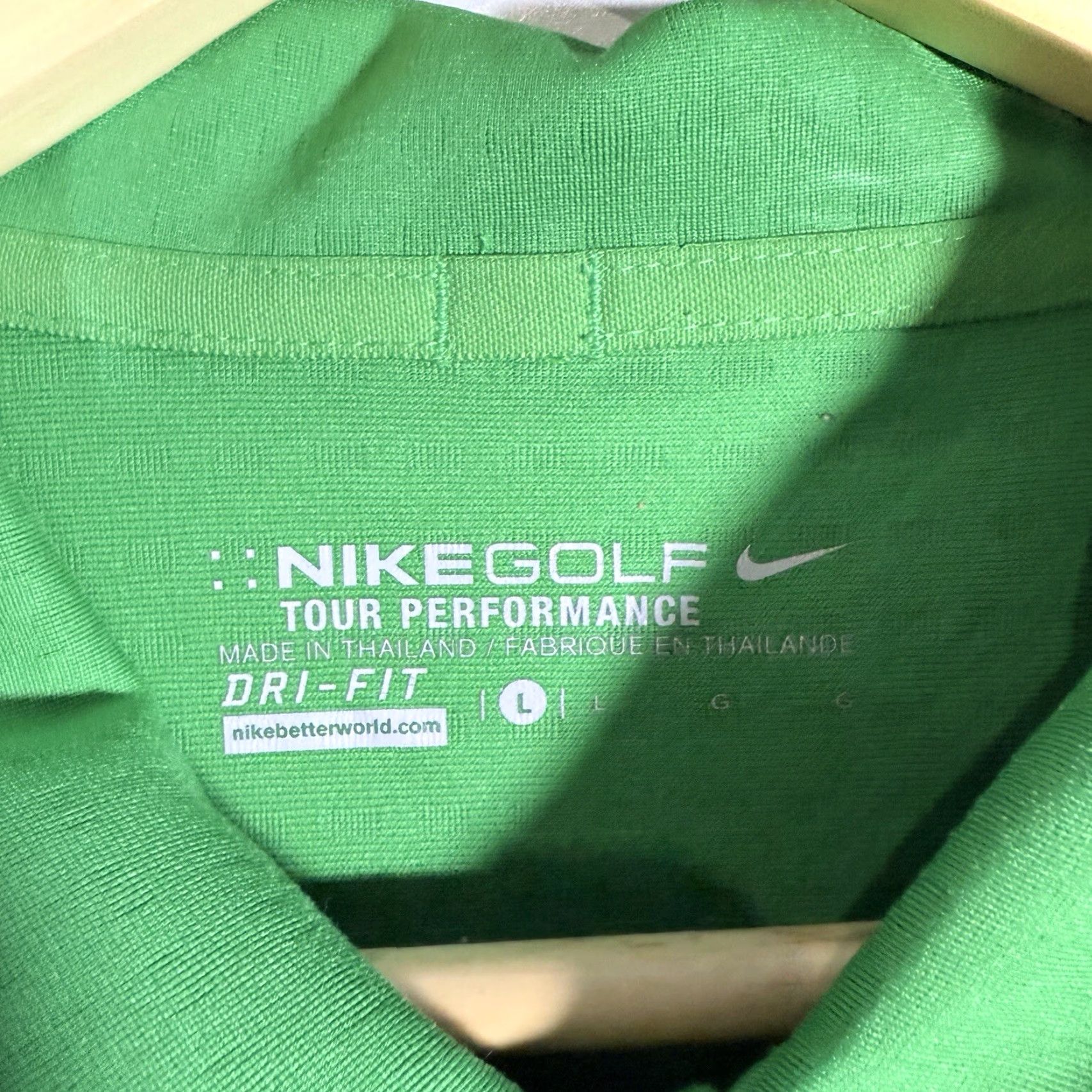 Nike Nike Golf Dri-Fit Polo Shirt Mens L Athletic Shirt Green Size US L / EU 52-54 / 3 - 4 Thumbnail