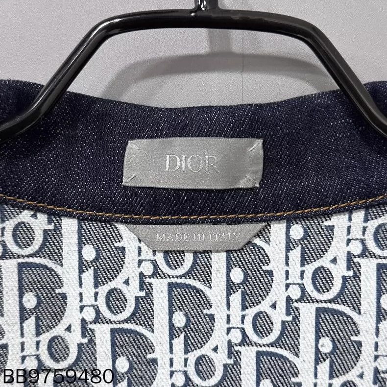 Dior Dior Leather brand denim jacket 2502-Nextarrow Size US M / EU 48-50 / 2 - 4 Thumbnail