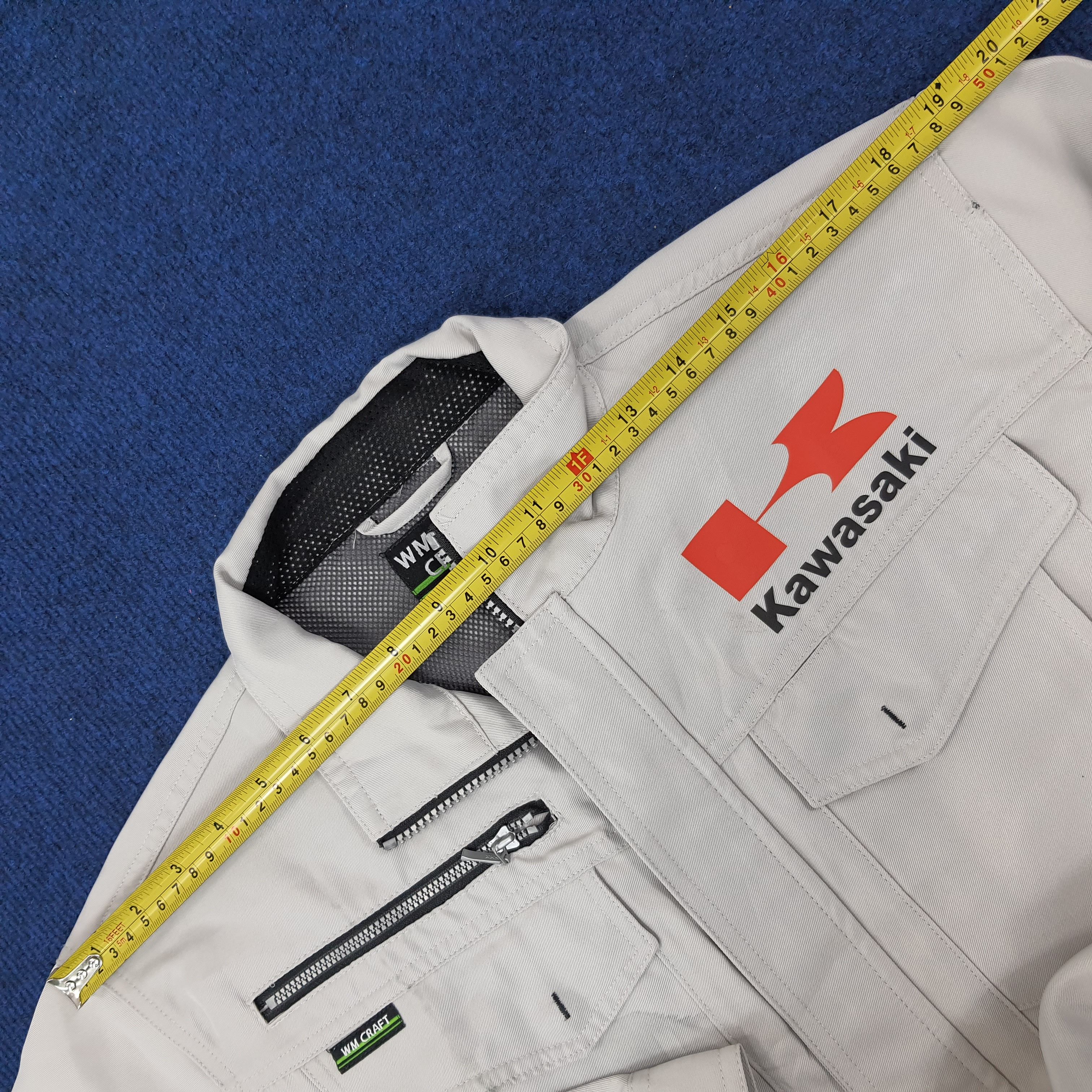 Japanese Brand × Vintage Vintage KAWASAKI Motorsports Racing Jacket C231N28 Size US M / EU 48-50 / 2 - 9 Thumbnail