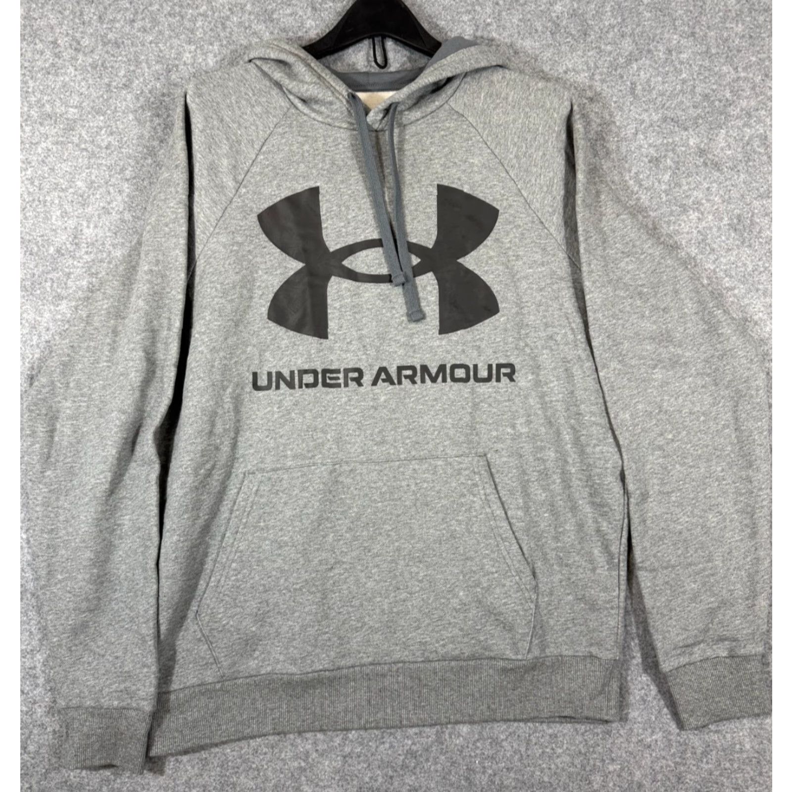Under Armour Under Armour Sweatshirt Mens L Hooded Gray Drawstring Fleece Pullover Logo Regular Size Clothing Vintage: No Size US L / EU 52-54 / 3 - 3 Thumbnail