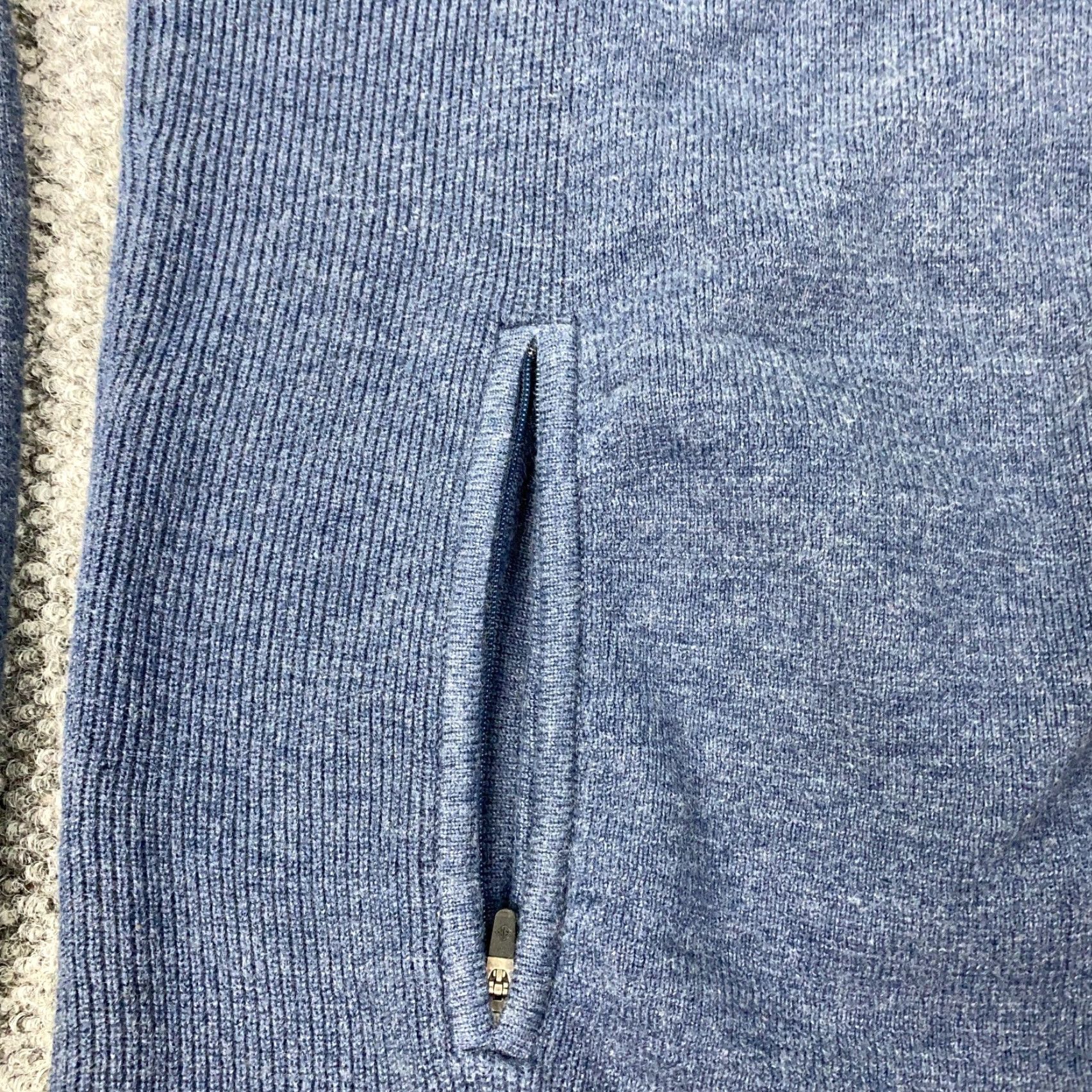 Eddie Bauer VINTAGE Eddie Bauer Sweater Mens XLT Blue Full Zip Cardigan 90s Retro All Seasons Pockets Size US XL / EU 56 / 4 - 6 Thumbnail