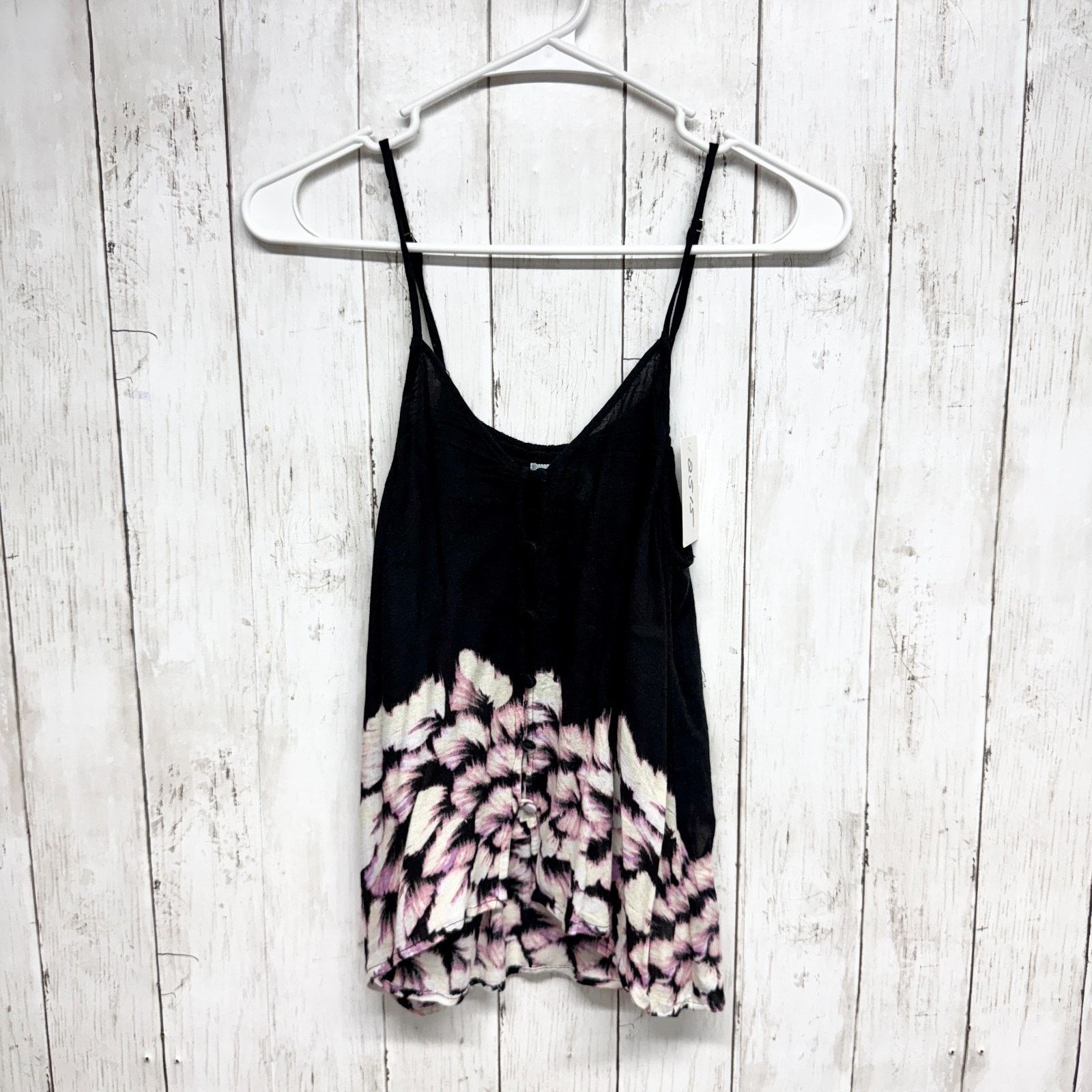 Other Kimchi Blue Blouse Medium Floral Smocked Sleeveless Tank Top Size M / US 6-8 / IT 42-44 - 5 Thumbnail