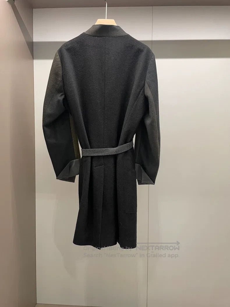 Brunello Cucinelli Brunello Cucinelli Black Gray Green Wool Coat Size US M / EU 48-50 / 2 - 2 Thumbnail