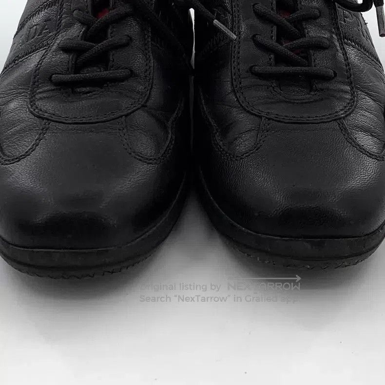 Prada Prada Black Lace-up Casual Flat Sneakers Size US 4 / IT 34 - 9 Thumbnail