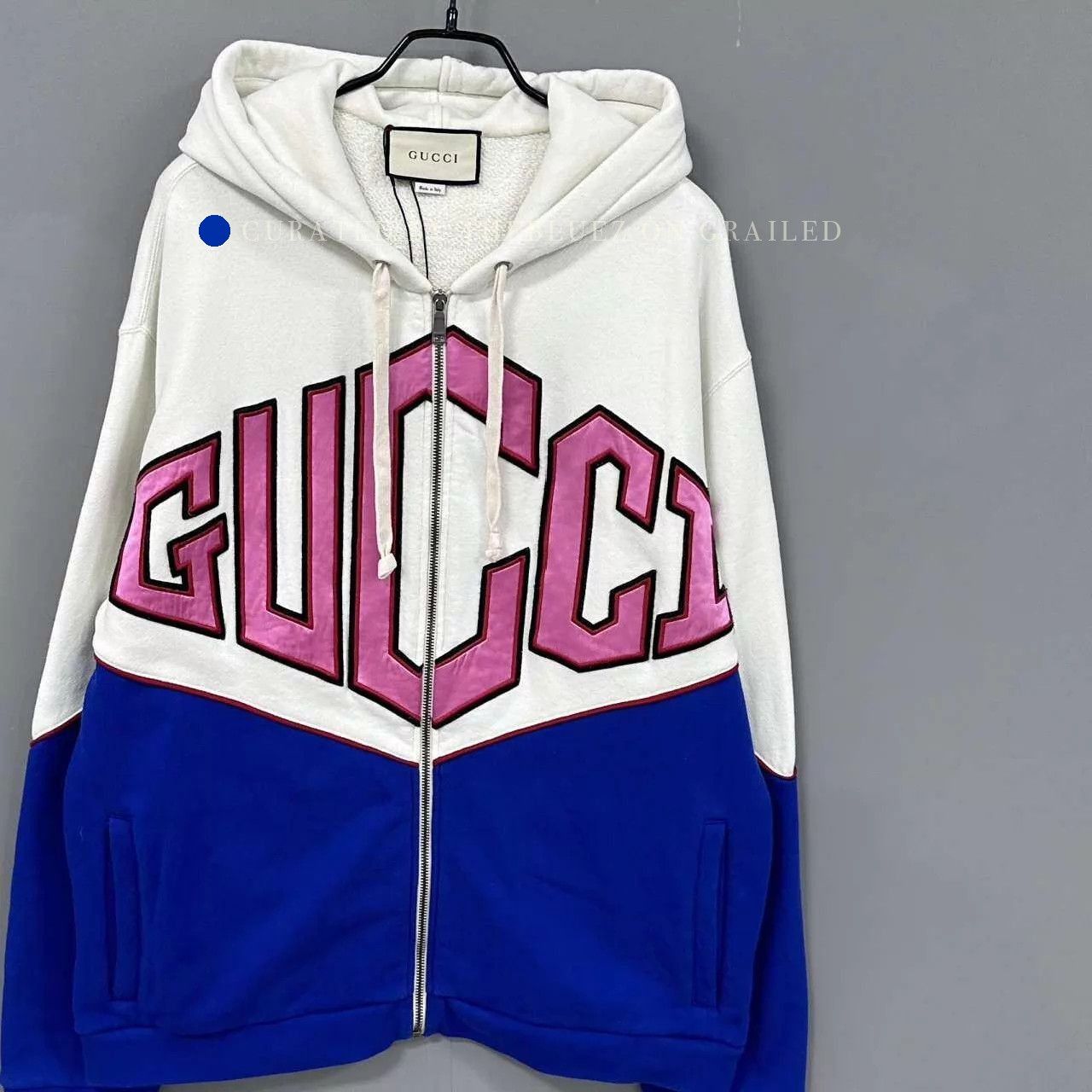 Gucci Multi Color Zip-Up Hoodie Size US M / EU 48-50 / 2 - 1 Thumbnail