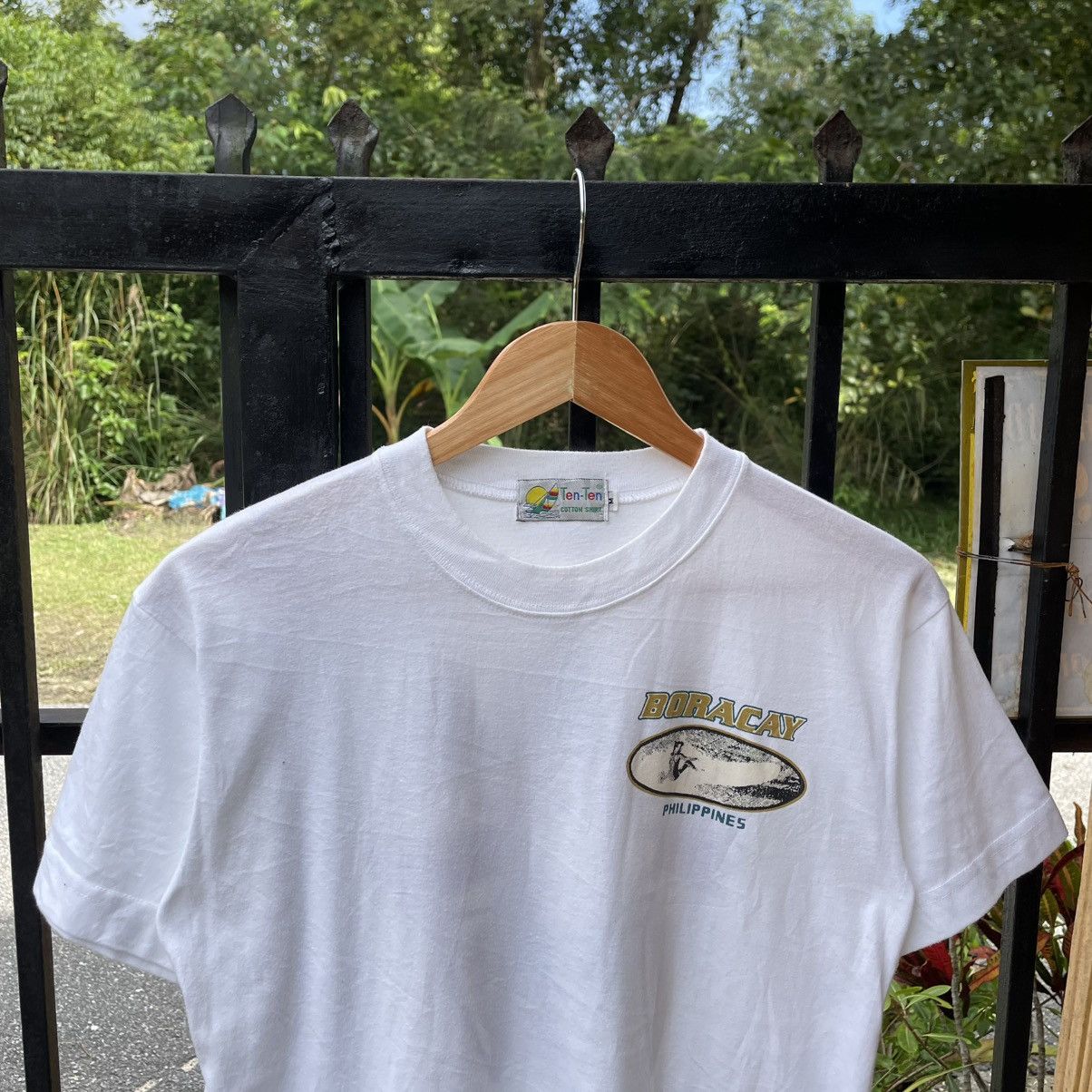Surface To Air 🔥Vintage 90s Boracay Philippines Big Logo Surf Skate Tee Size US S / EU 44-46 / 1 - 3 Thumbnail