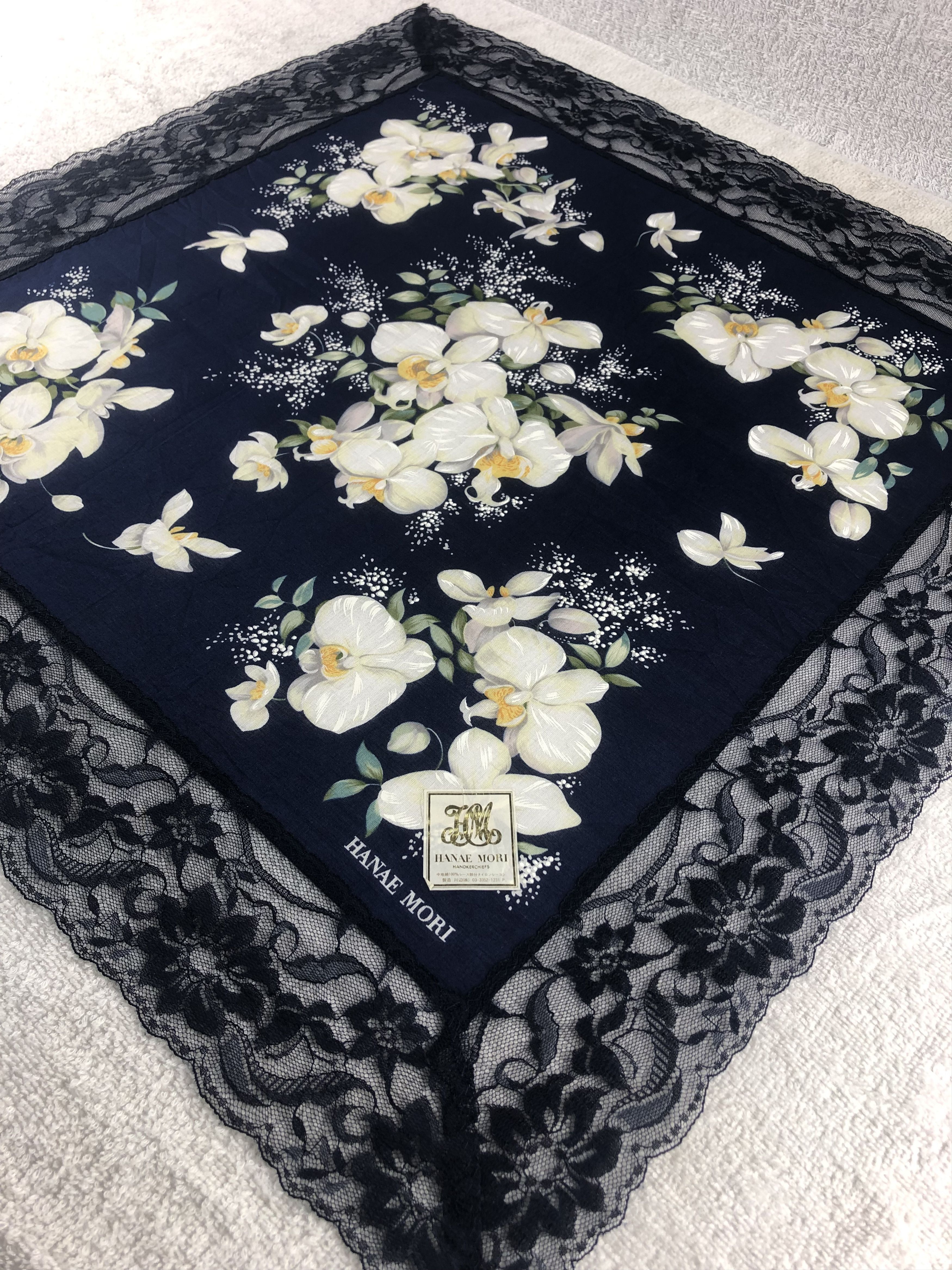 Hanae Mori × Japanese Brand × Vintage Hanae Mori Handkerchief / Bandana / Neckerchief Size ONE SIZE - 4 Thumbnail
