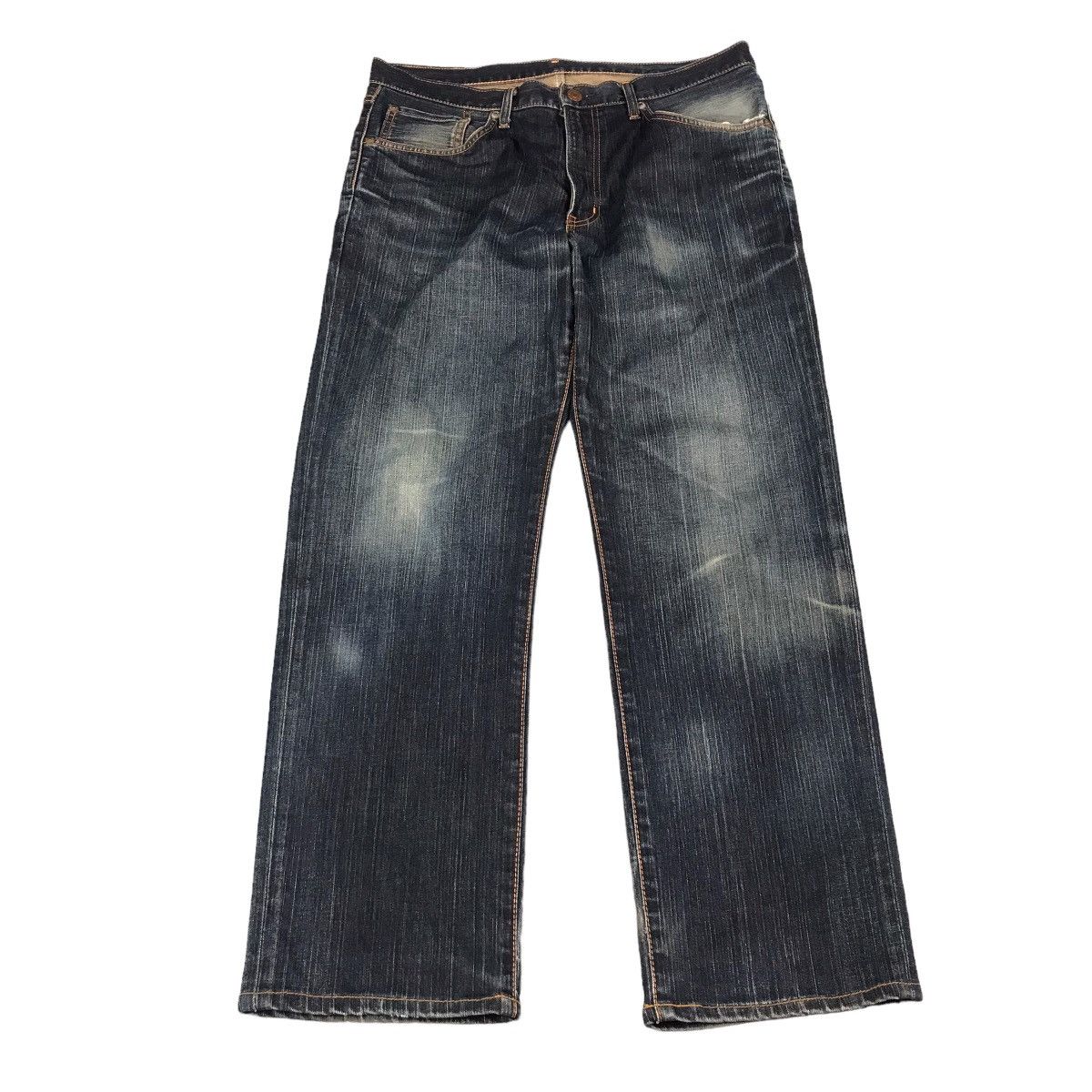 image of Avant Garde Denim Faded Edwin Japanese Jeans Pants, Men's (Size 35)