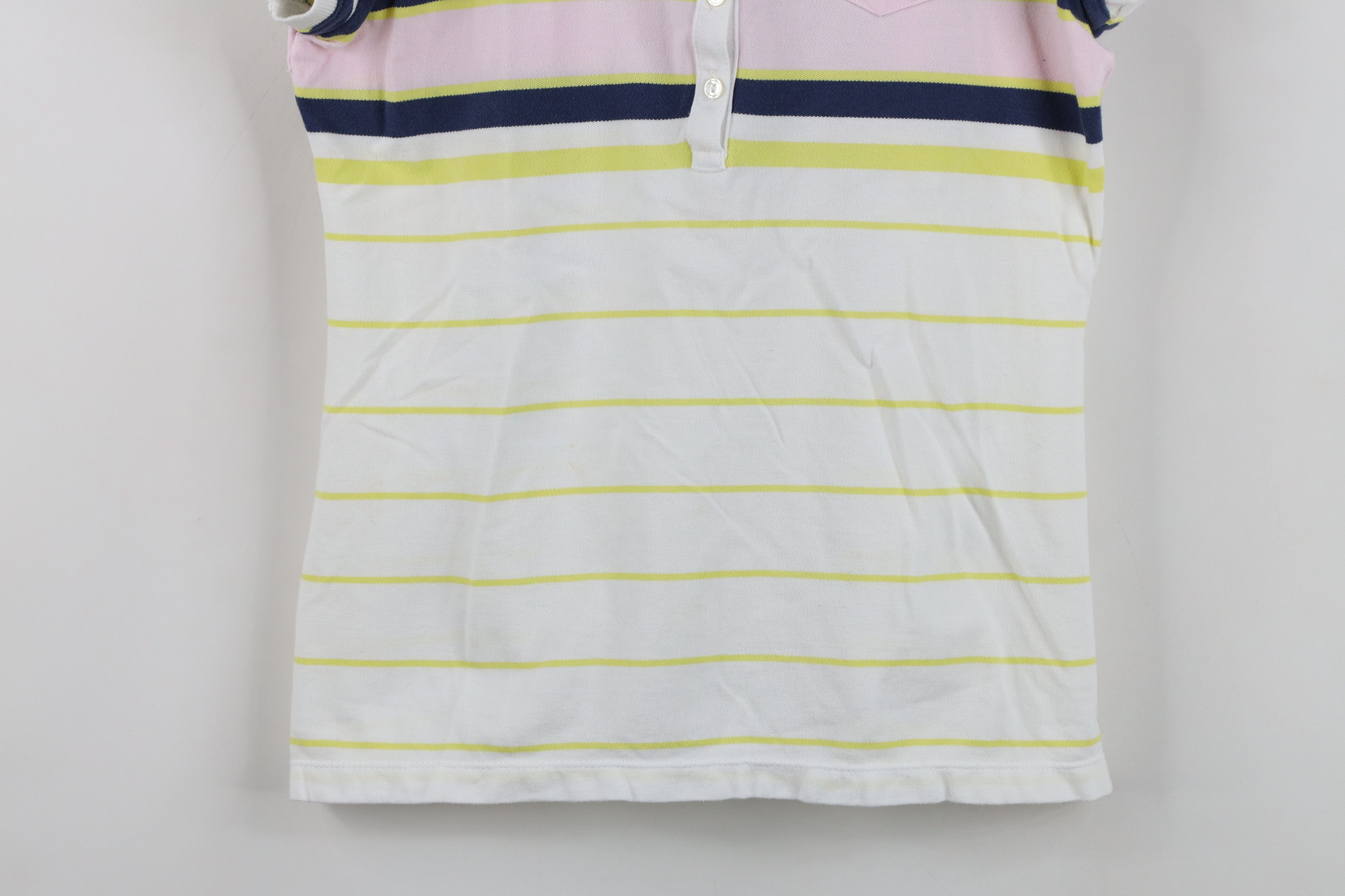 American Eagle Outfitters Vintage Y2K American Eagle Outfitters Striped Polo Shirt Size S / US 4 / IT 40 - 3 Thumbnail
