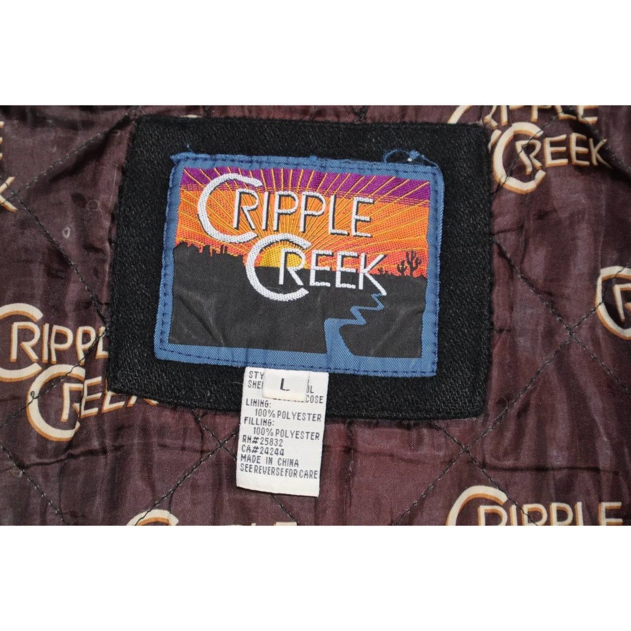 Vintage 2005 PBR Rodeo World Finals Cripple Creek Leather Canvas Size US L / EU 52-54 / 3 - 3 Thumbnail