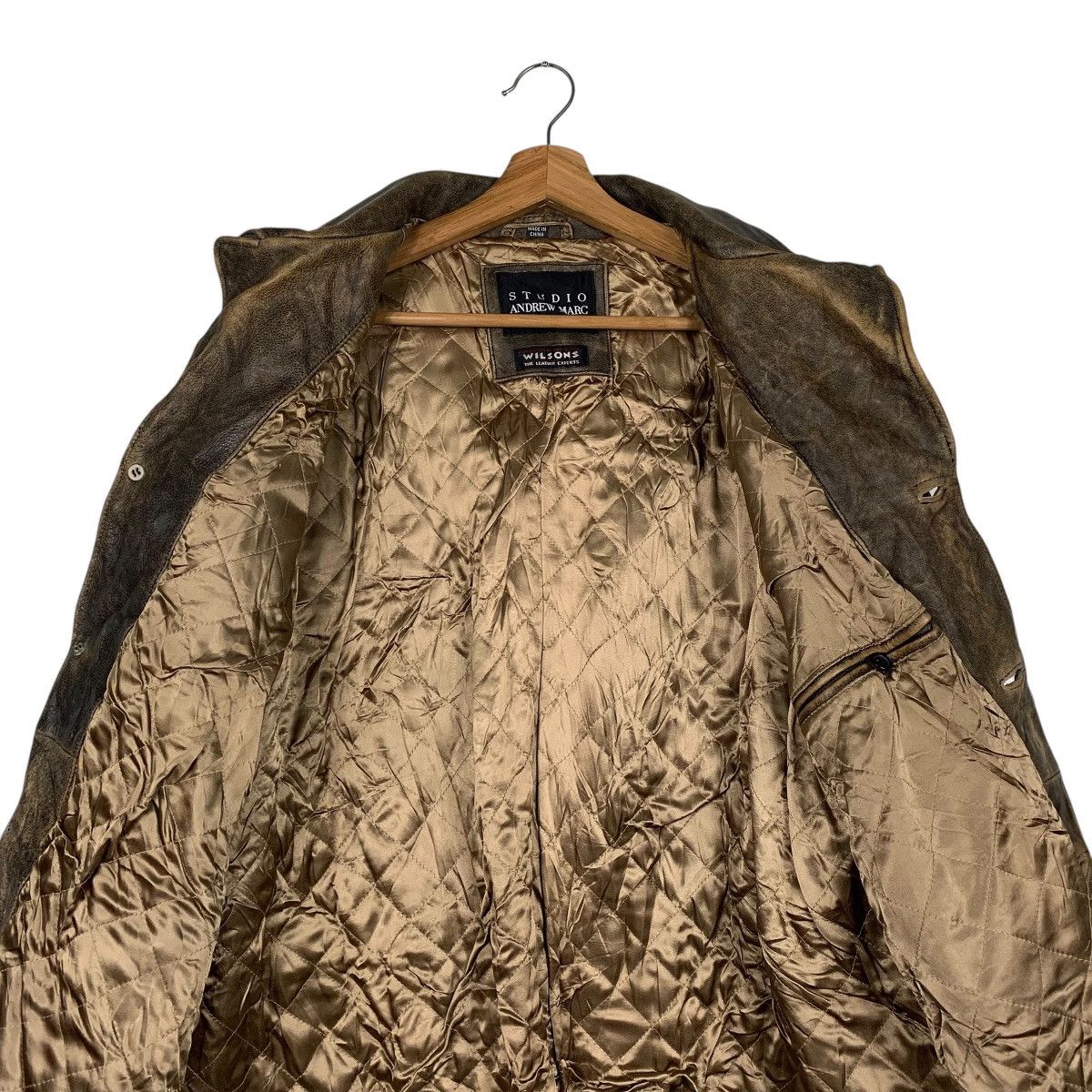 Andrew Marc Studio By Andrew Marc Leather Jacket Size US M / EU 48-50 / 2 - 12 Thumbnail