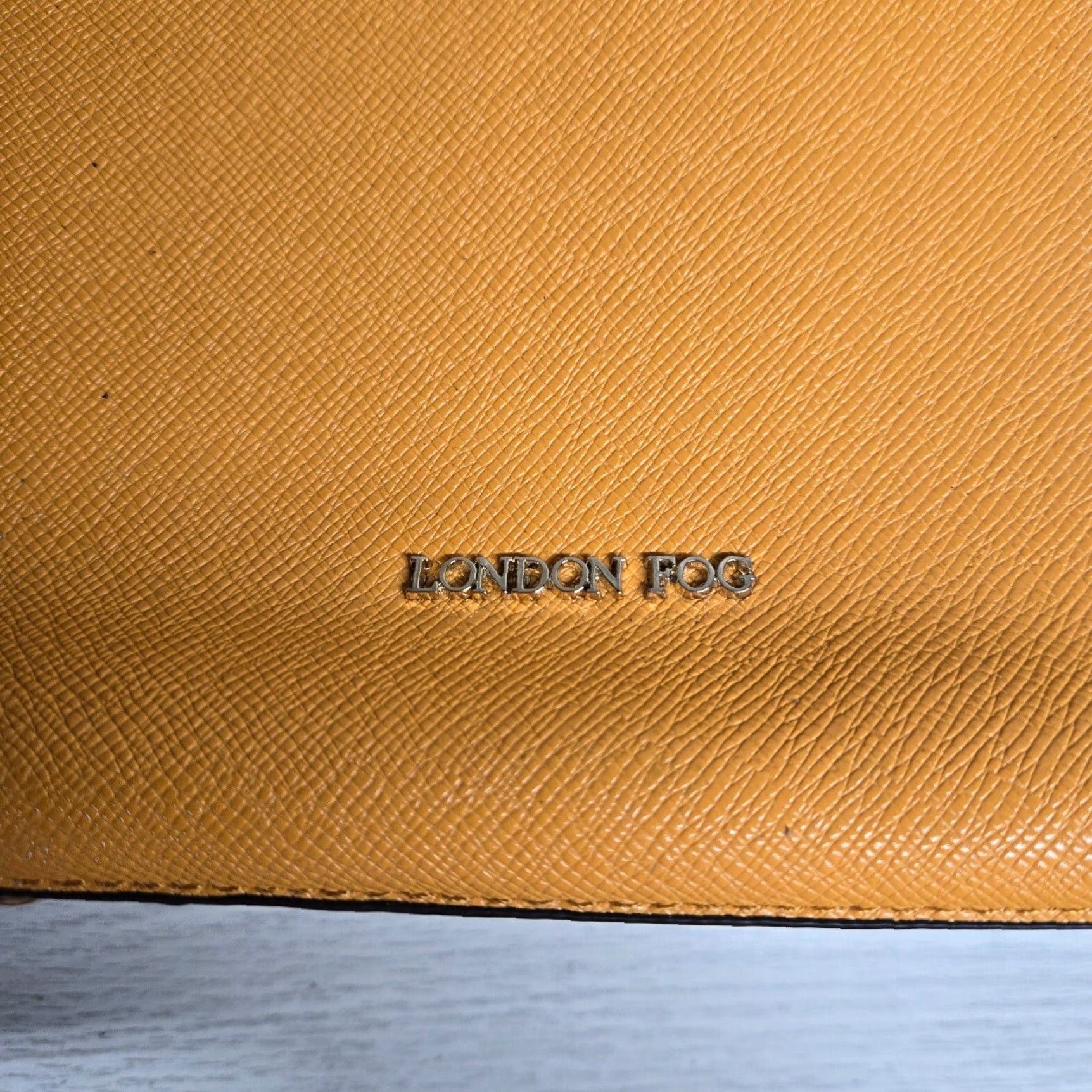 London Fog LONDON FOG Leather Shoulder Purse Handbag for Women - Orange Size ONE SIZE - 2 Thumbnail