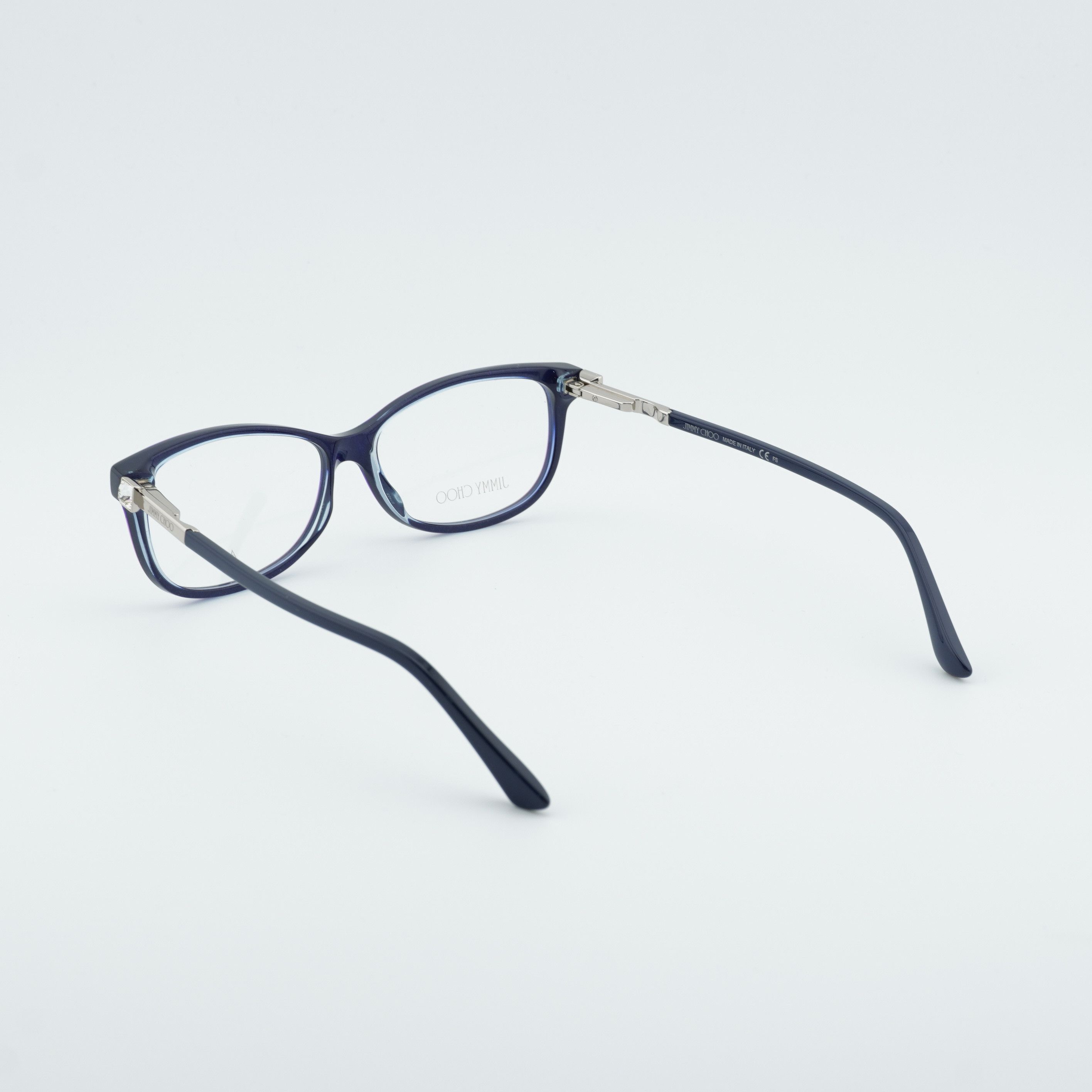 Jimmy Choo Jimmy Choo JC273 0JOO 00 Eyeglasses Blue Glitter 53mm Size ONE SIZE - 4 Thumbnail