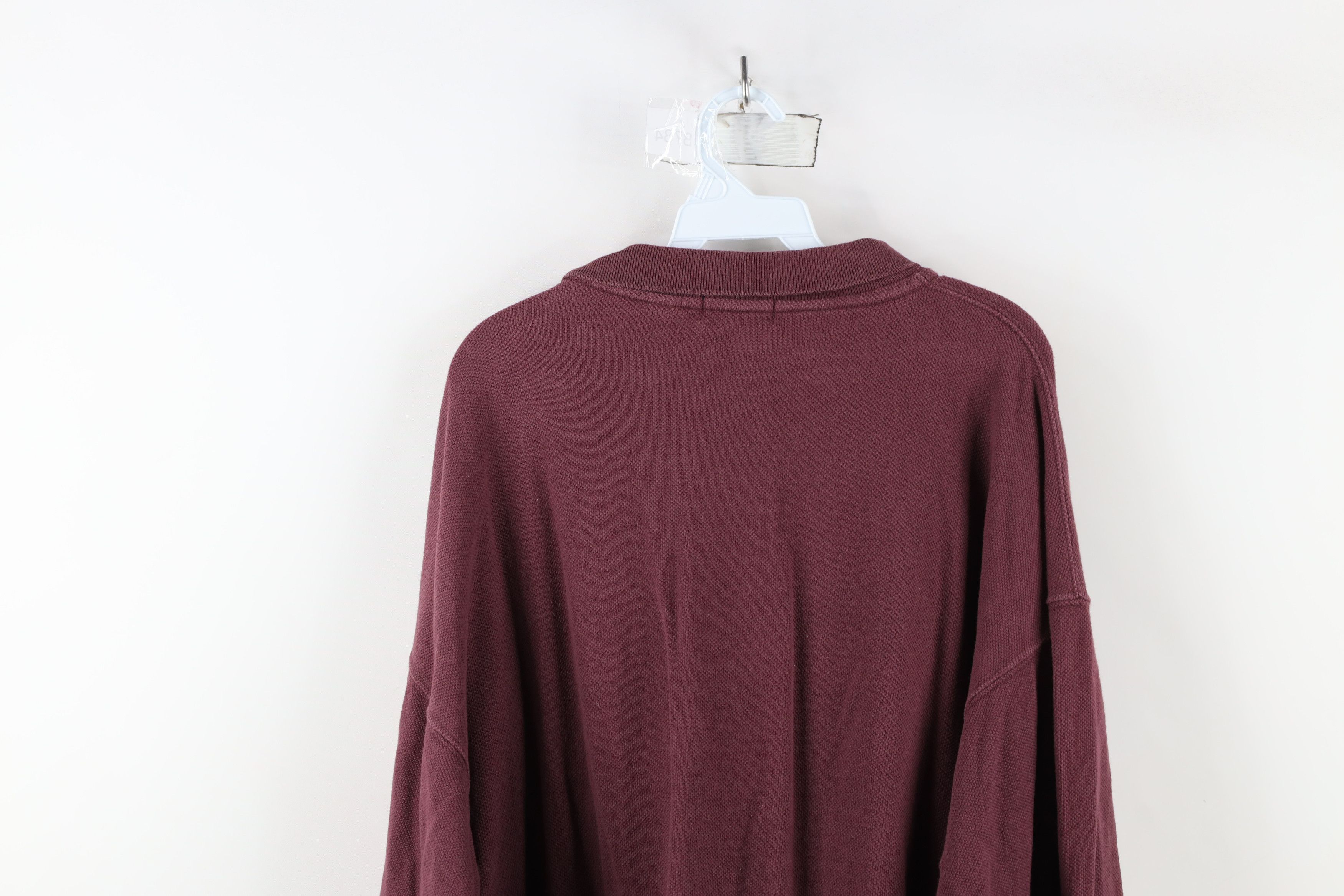 Vintage Vintage 90s OshKosh B'Gosh Knit Long Sleeve Rugby Polo Size US XL / EU 56 / 4 - 12 Thumbnail