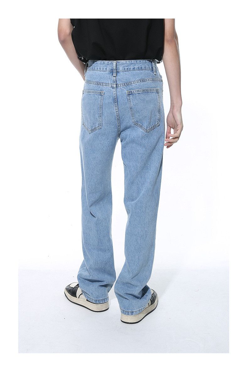 Japanese Brand × Jean Simple classic basic washed light blue jeans Size US 33 - 6 Thumbnail