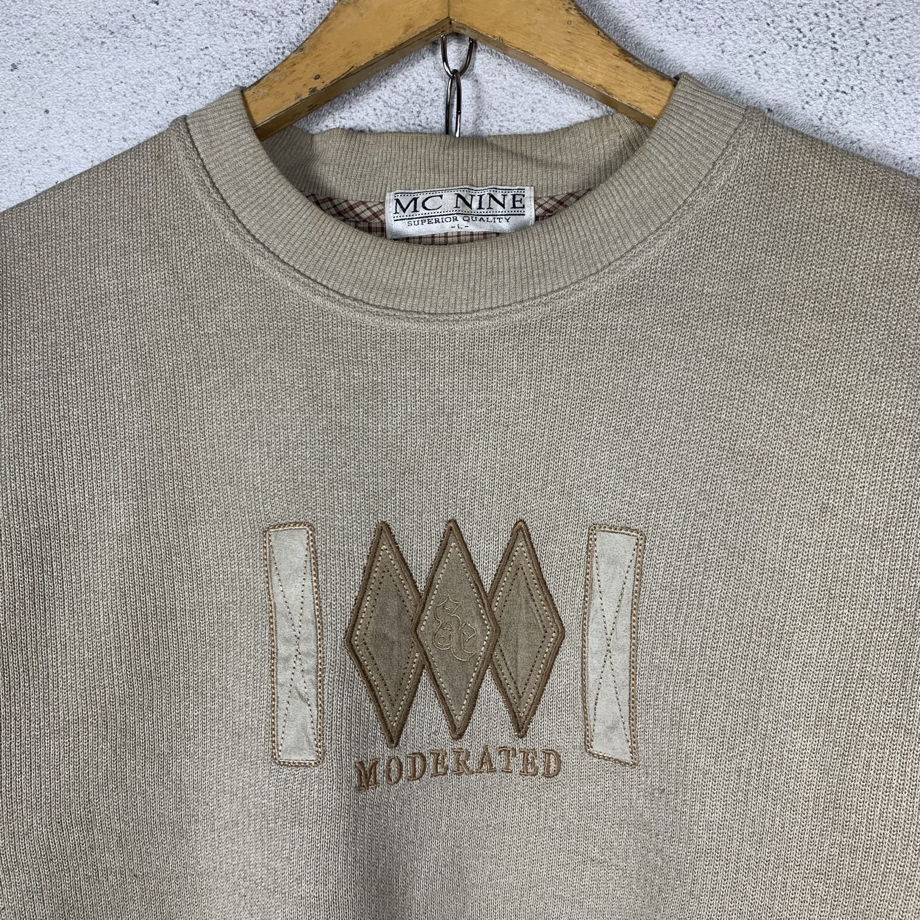 Vintage Vintage McNine Moderated Classic Sweatshirt Crewneck Size US L / EU 52-54 / 3 - 2 Thumbnail