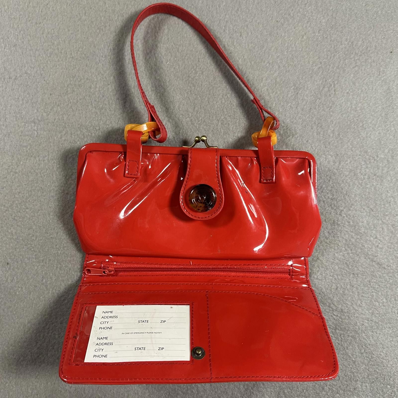 Other Shoulder Bag Red Mini Y2K Button Detail Size ONE SIZE - 4 Thumbnail