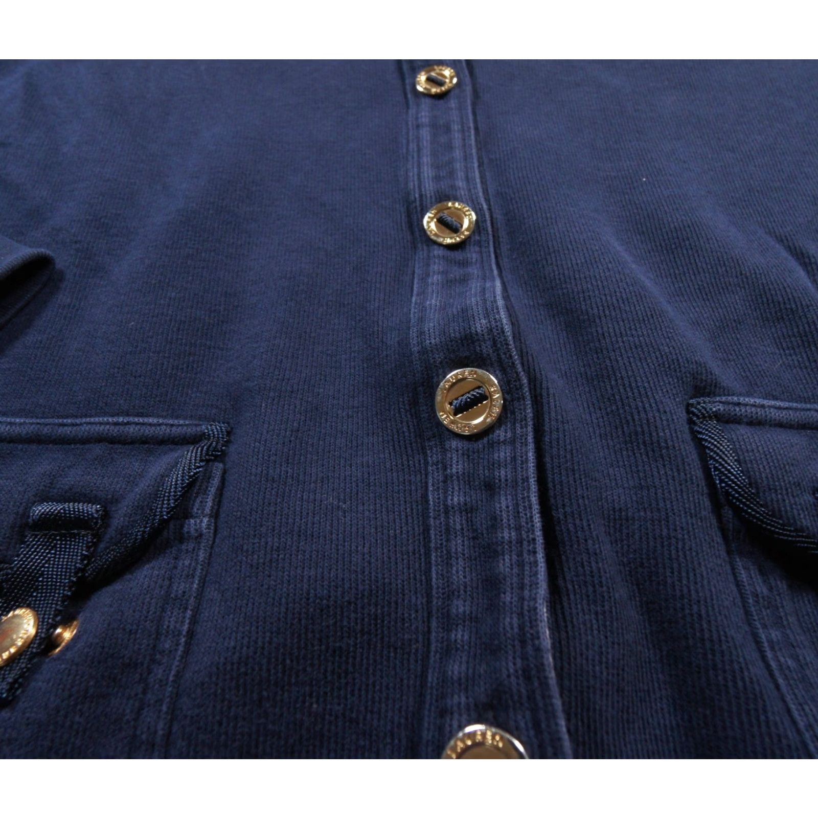 Ralph Lauren Lauren Ralph Lauren Sweater Womens Large Blue Button Front Pockets Casual Cotton Size L / US 10 / IT 46 - 4 Thumbnail