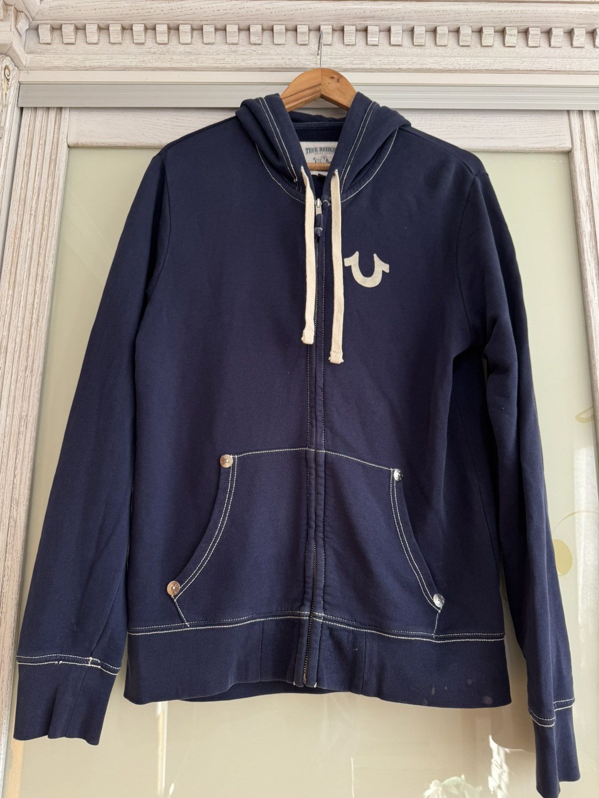 True Religion Vintage True Religion Zip Hoodie Japanese Brand Y2K 90’s Size US M / EU 48-50 / 2 - 8 Thumbnail
