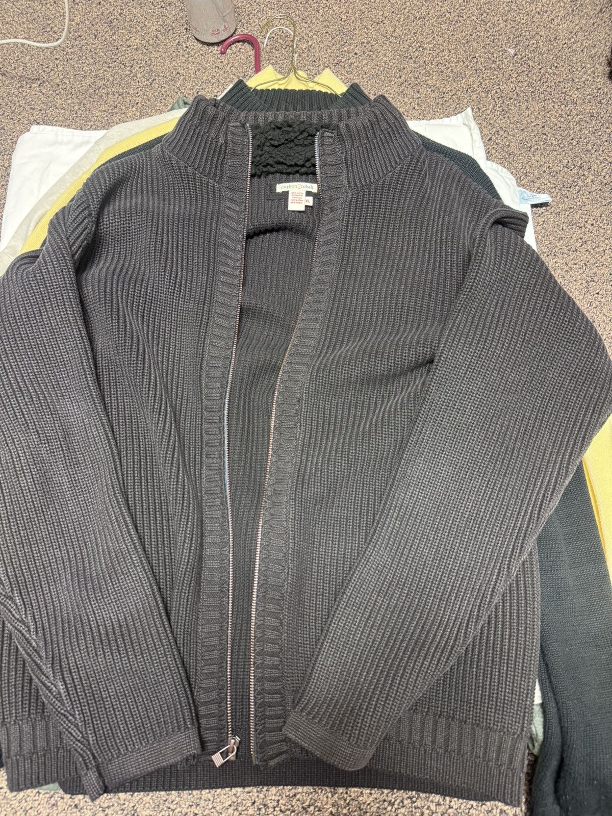 Carbon2Cobalt Black Full-zip Carbon2Colbalt *Never worn* XL Size US XL / EU 56 / 4 - 2 Thumbnail