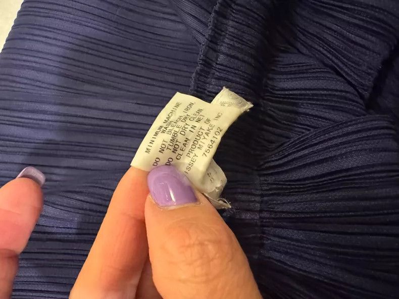 Issey Miyake Issey Miyake size:4 Blue double-layered skirt Size 42" / US 20 - 9 Thumbnail