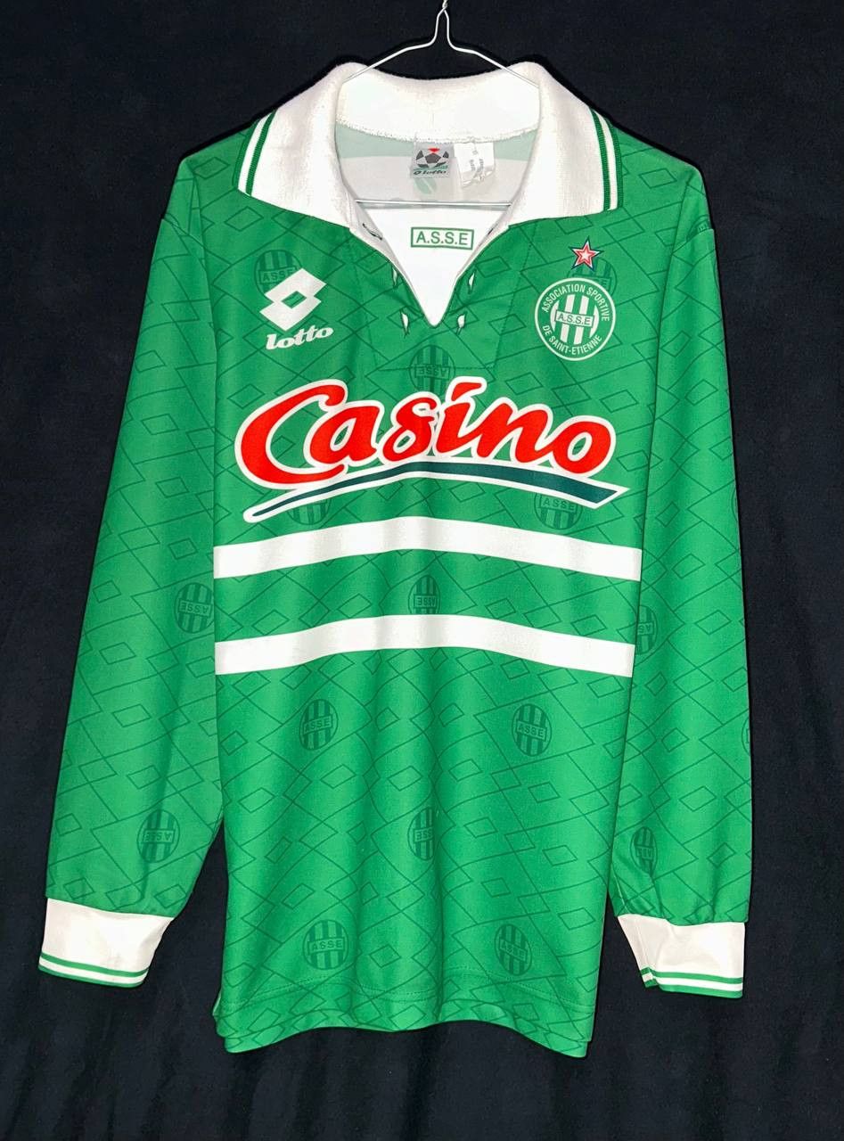 AS Saint-Etienne FRANCE VINTAGE 1994/95 FOOTBALL SHIRT LOTTO